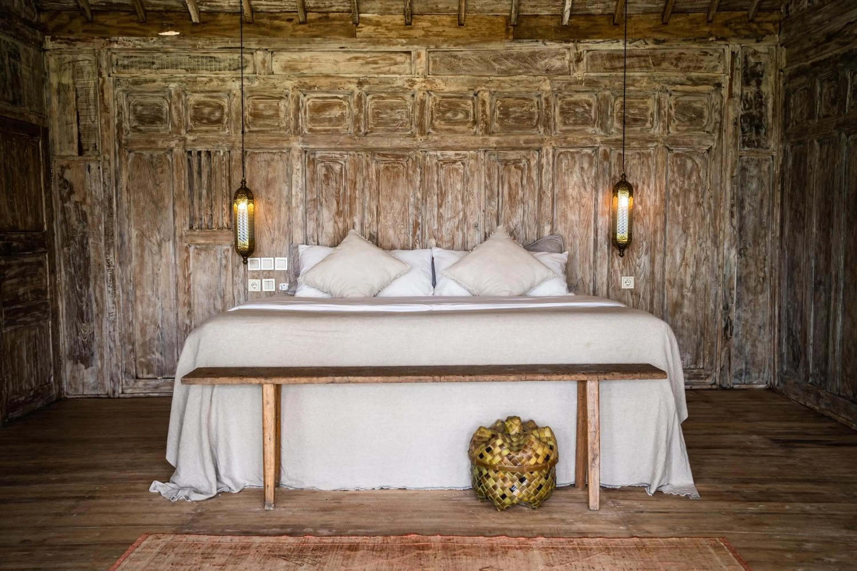 Bed in The Raja Lima hotel