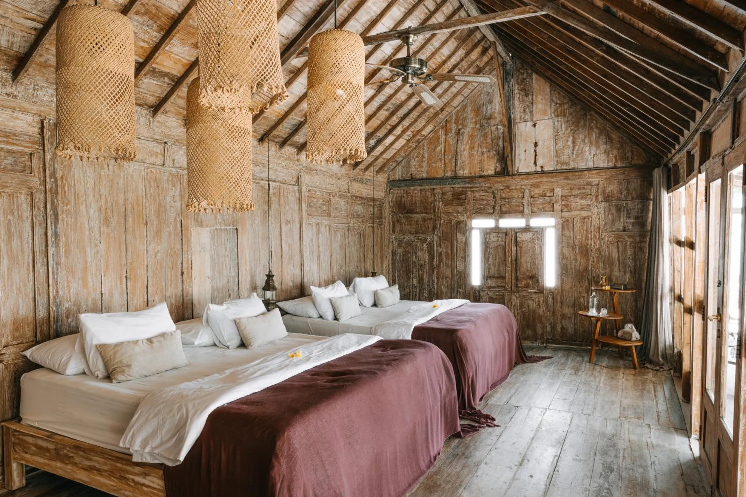 Bed in The Raja Lima hotel