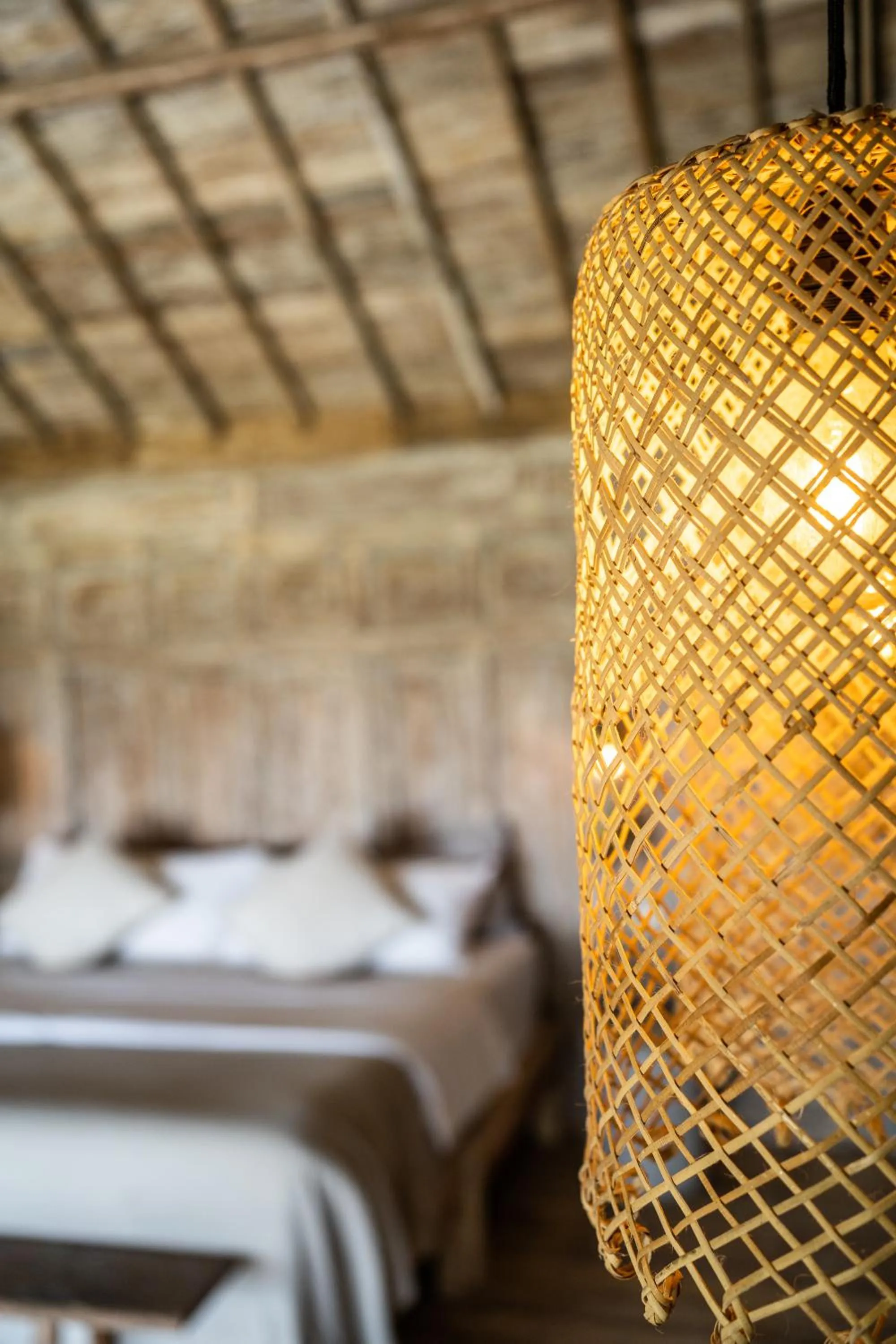 Bed in The Raja Lima hotel