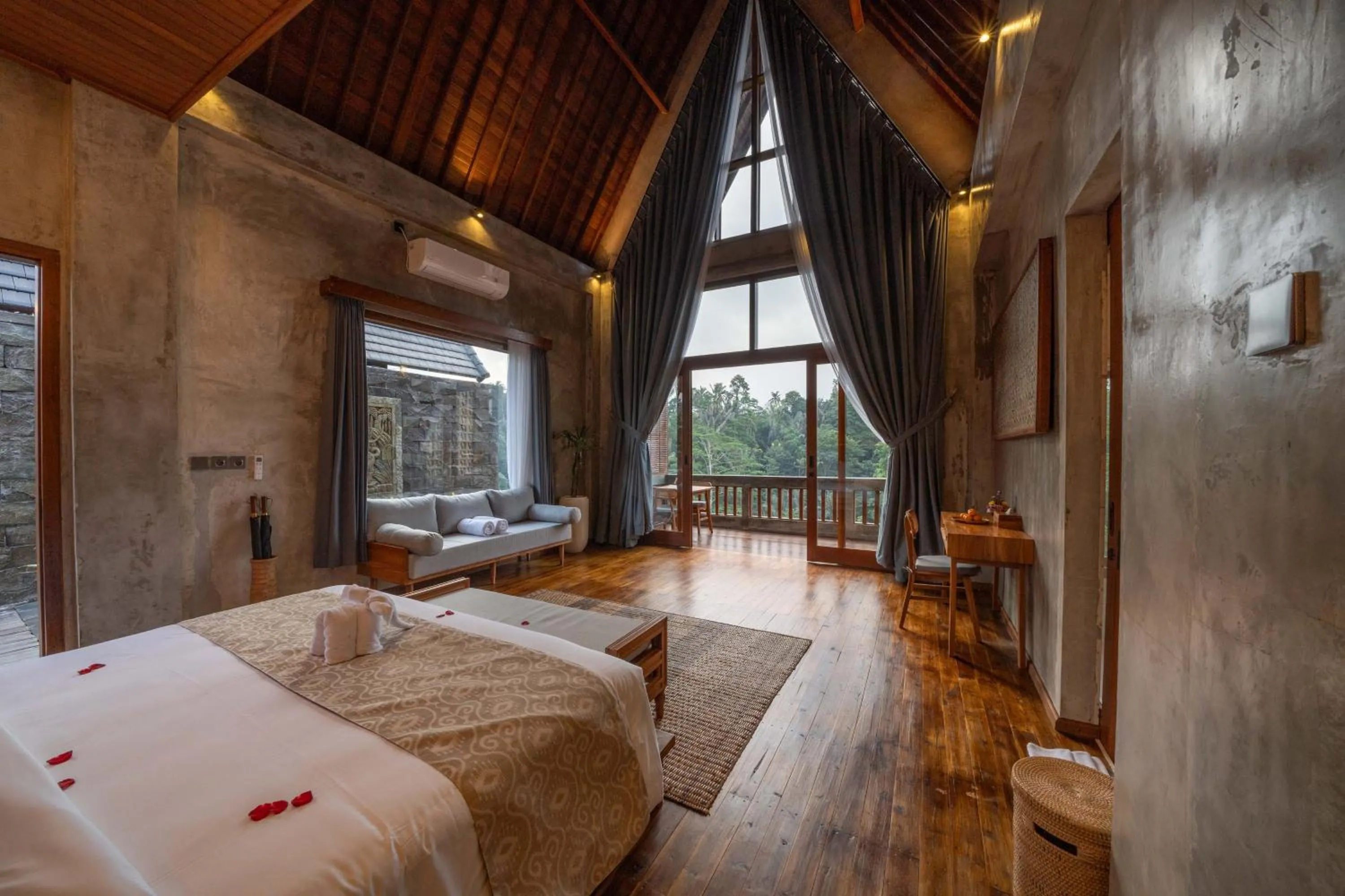 One Bedroom Villa Rooftop Private Pool with Valley View in The Lumbung Jaya Resort