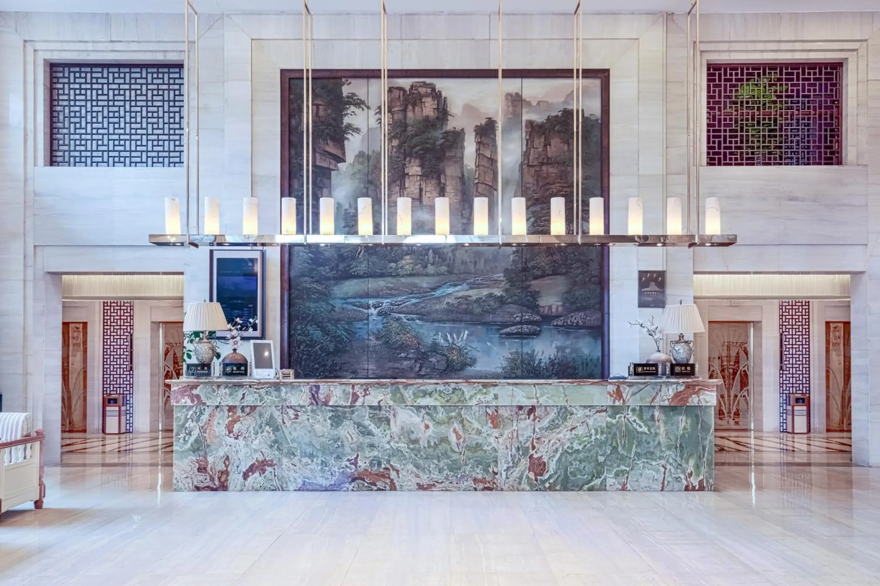 Lobby or reception in Zhangjiajie International Hotel Lobby or reception in Zhangjiajie International Hotel