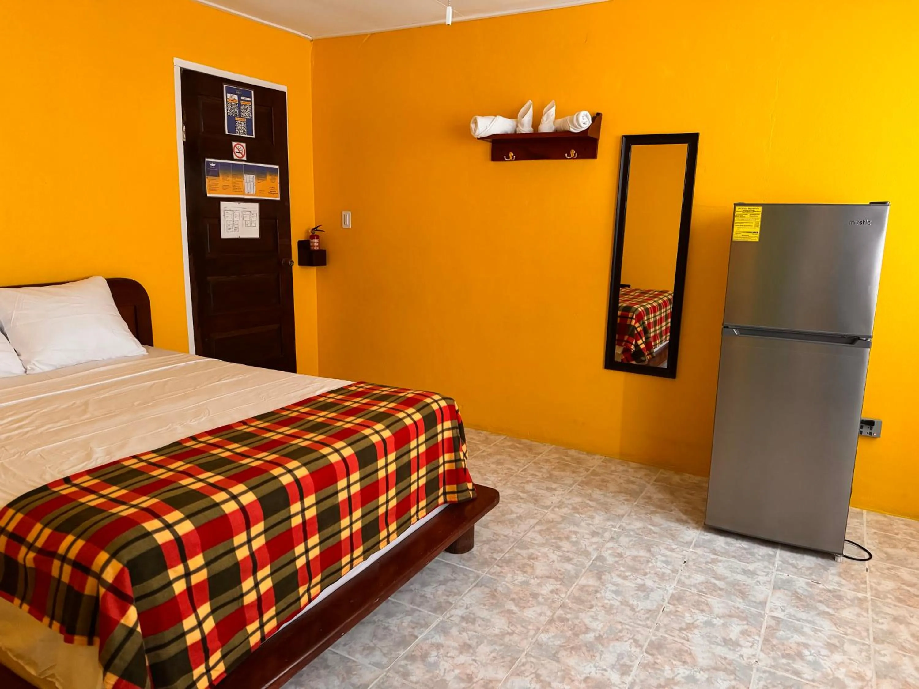 Bed in EL REY Hotel & Restaurant