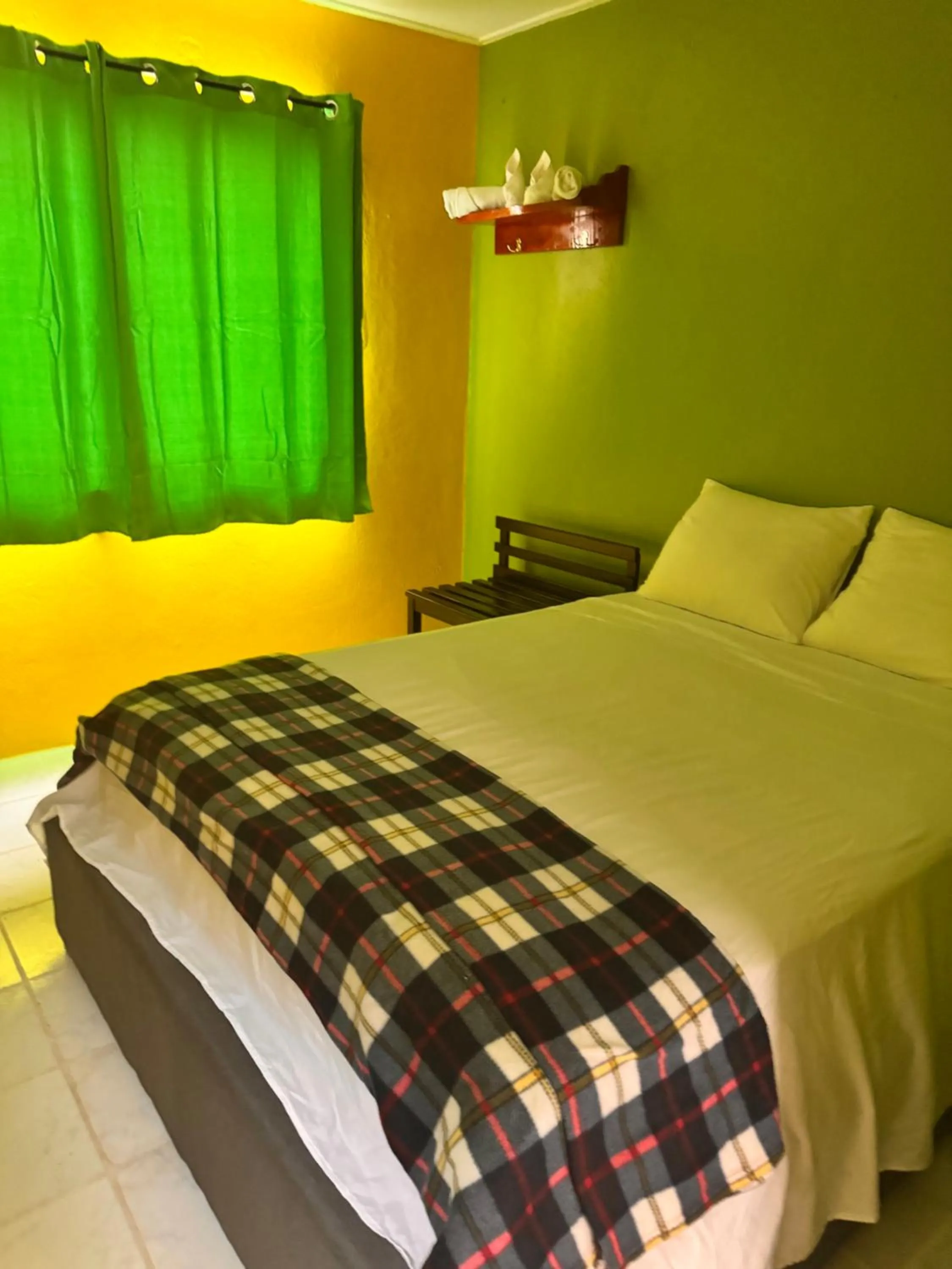 Bed in EL REY Hotel & Restaurant