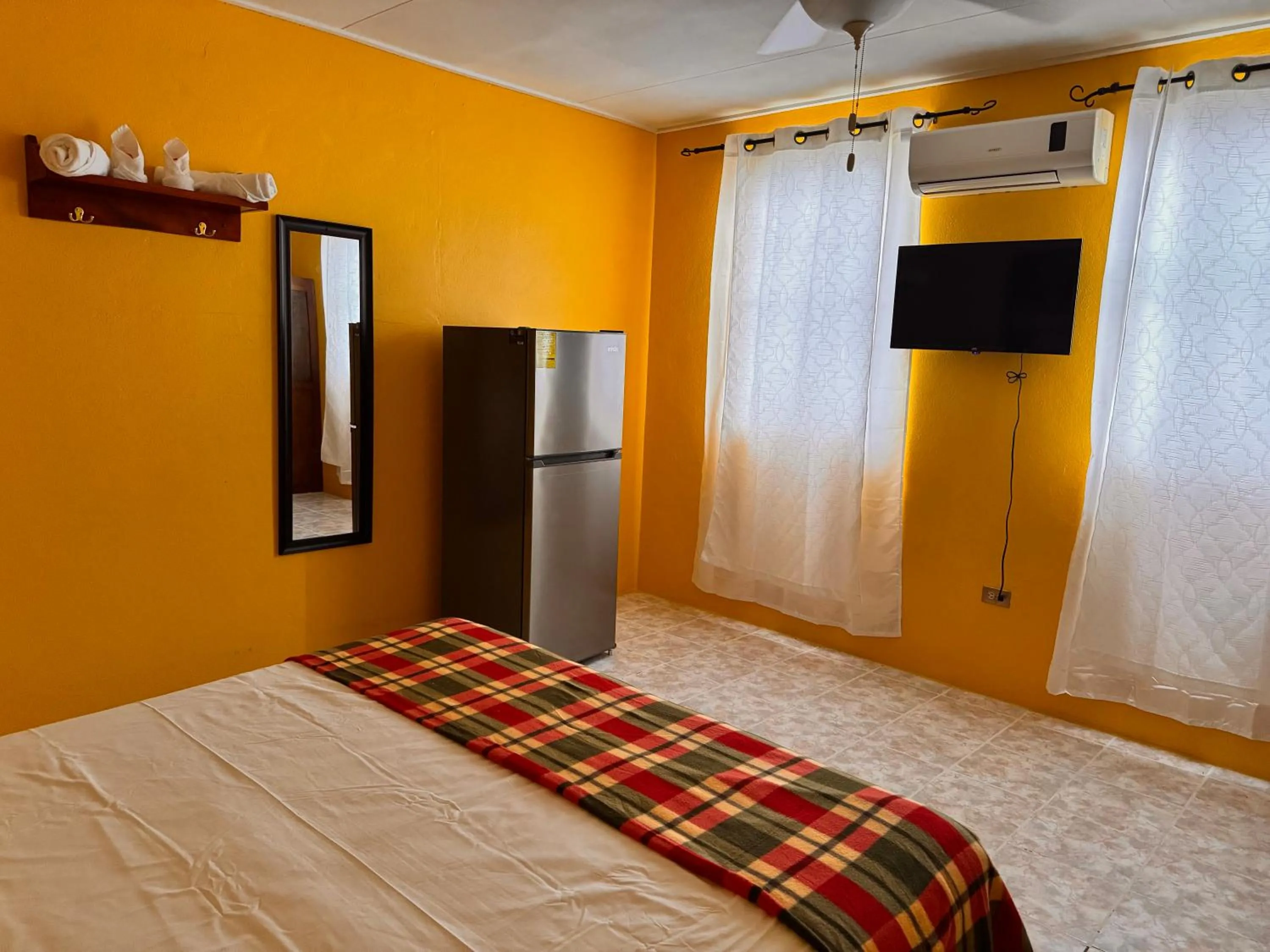 Bed in EL REY Hotel & Restaurant