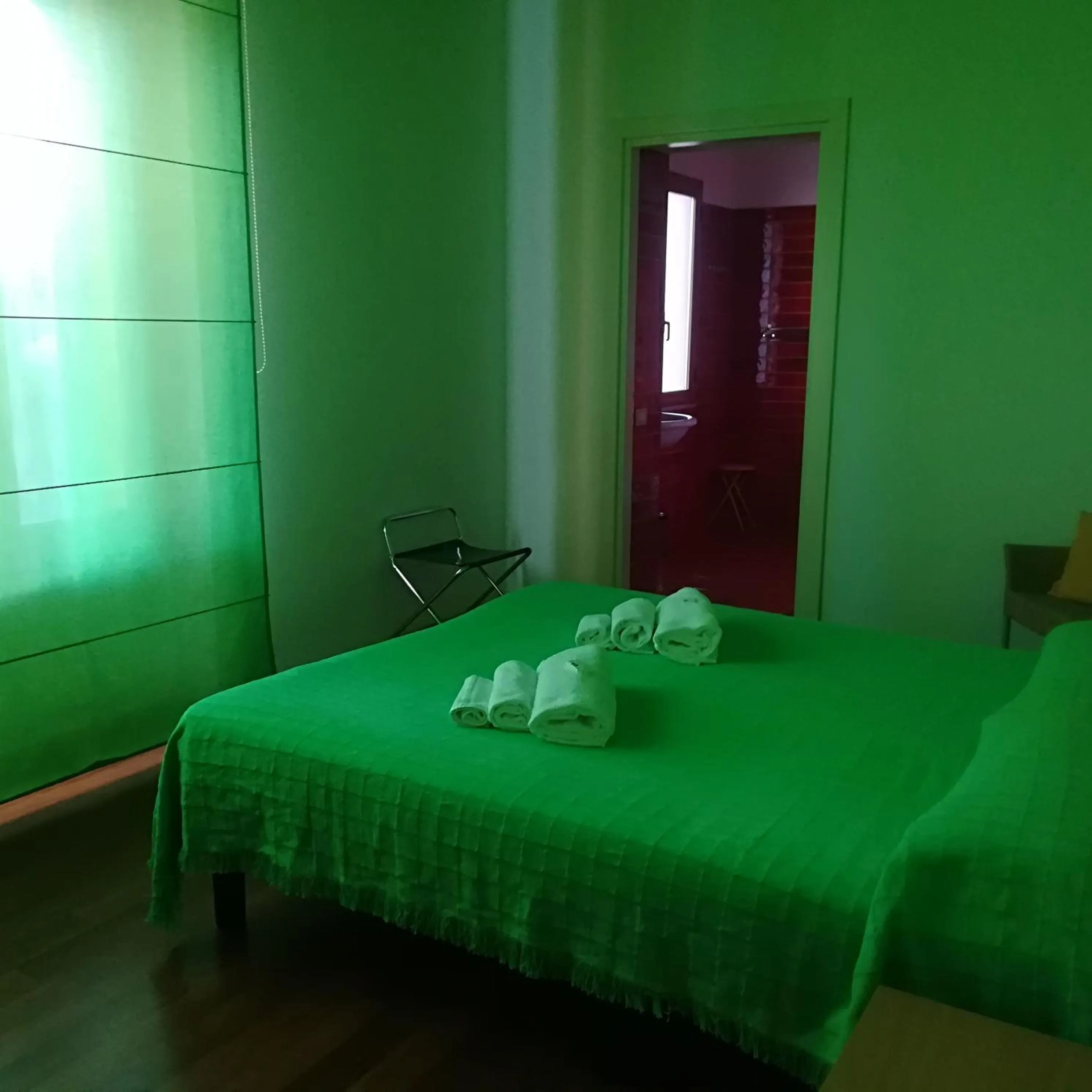 Bedroom, Bed in Hotel I Colori