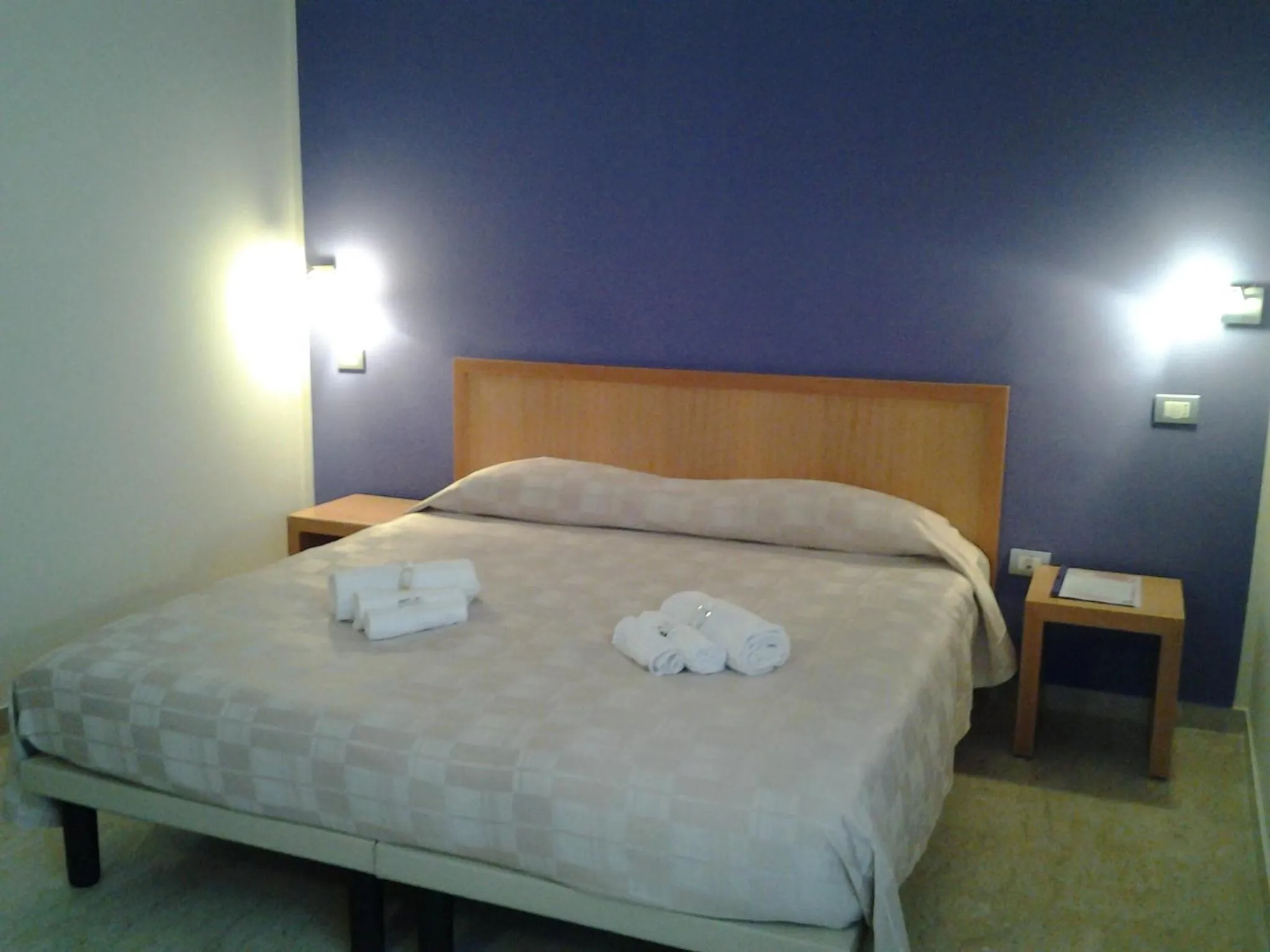 Bed in Hotel I Colori