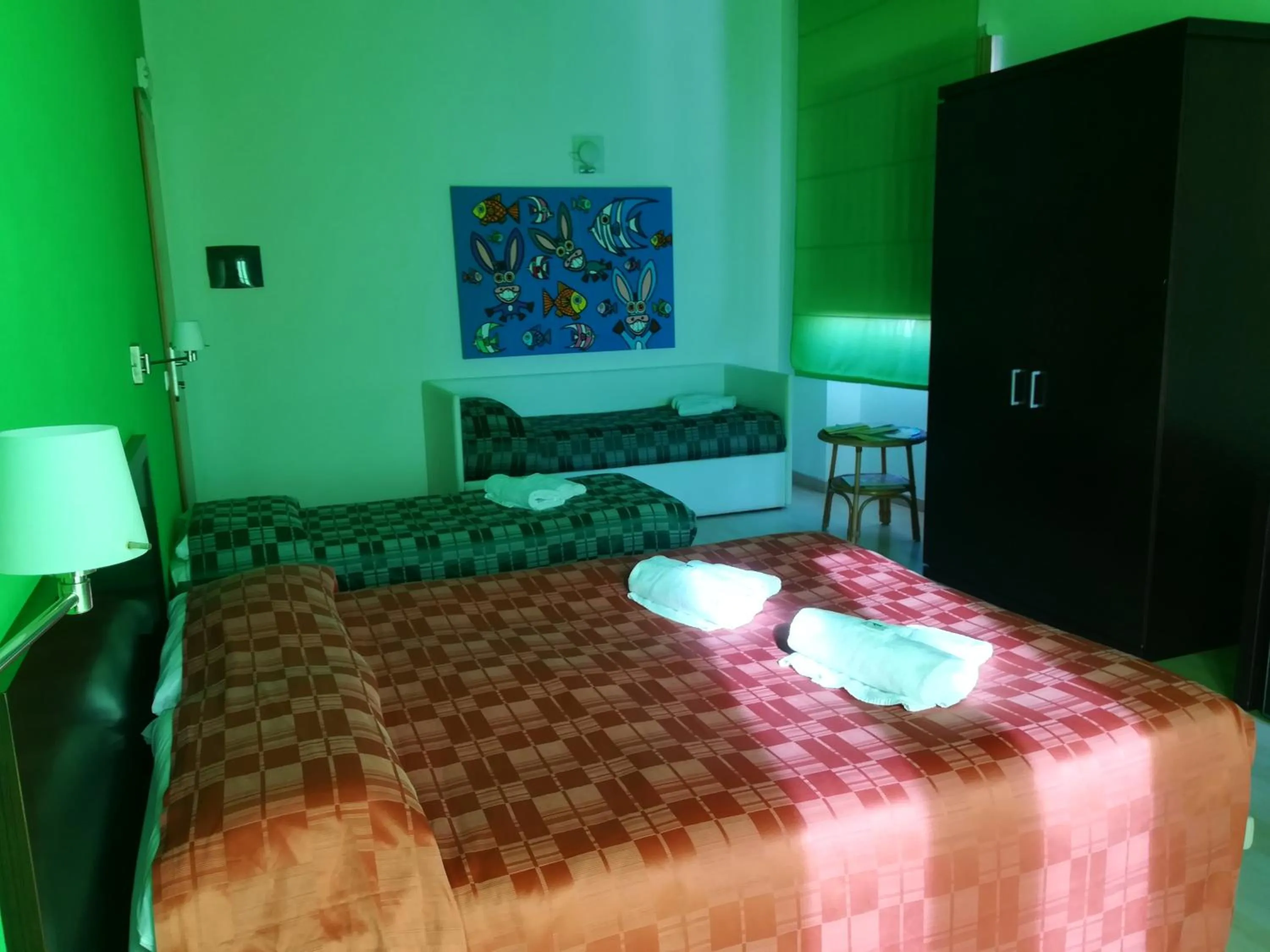 Bedroom, Bed in Hotel I Colori