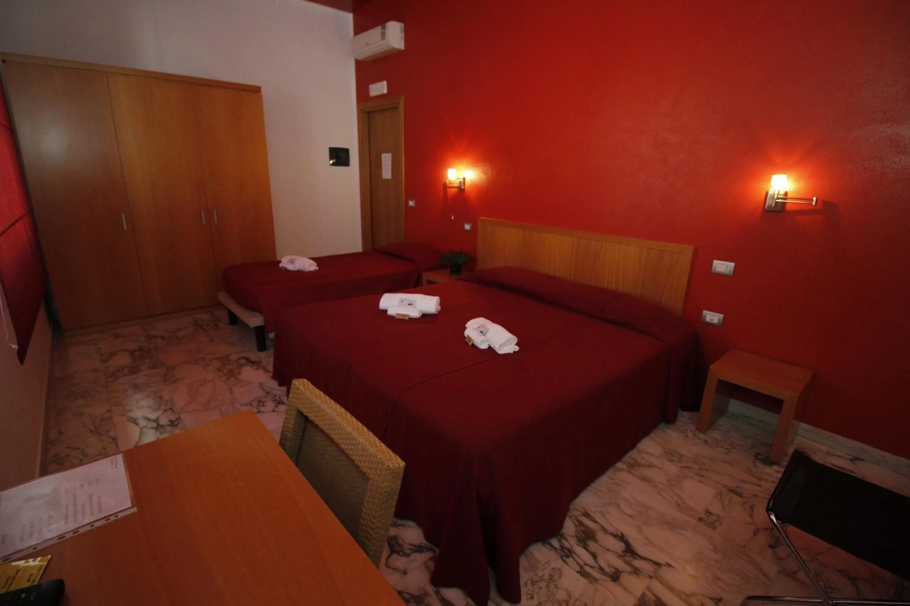 Bed in Hotel I Colori