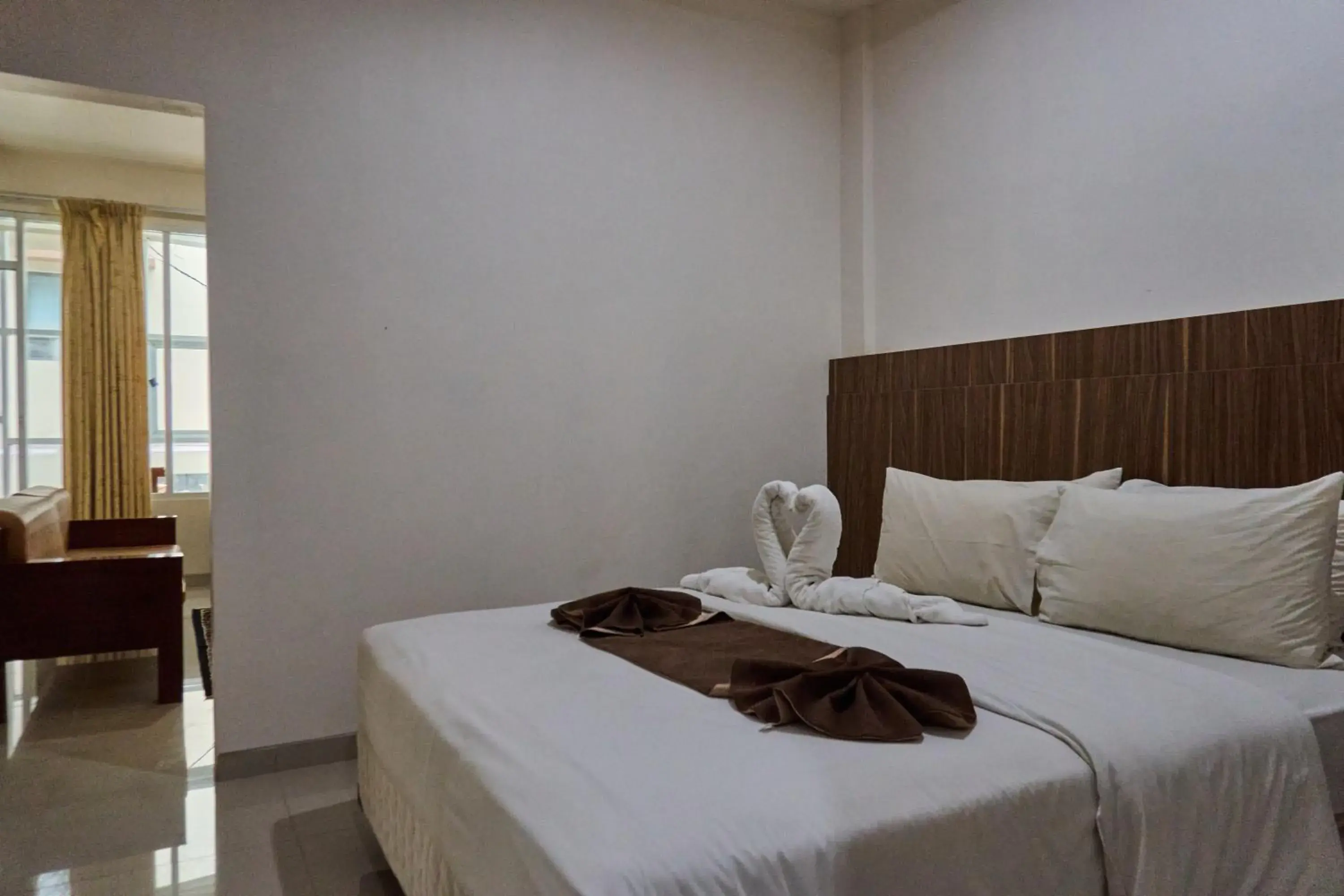 Bed in Hotel Badeto Pangandaran Bed in Hotel Badeto Pangandaran