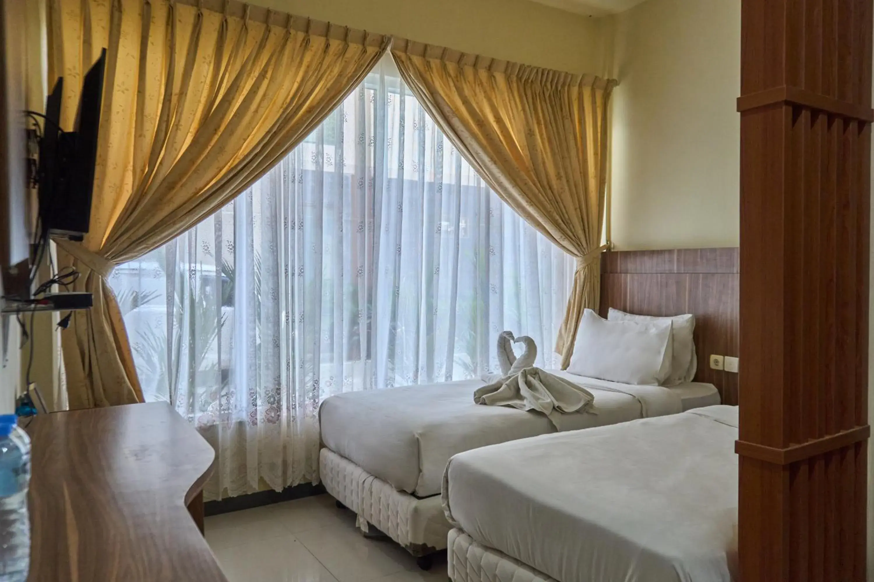 Bed in Hotel Badeto Pangandaran Bed in Hotel Badeto Pangandaran