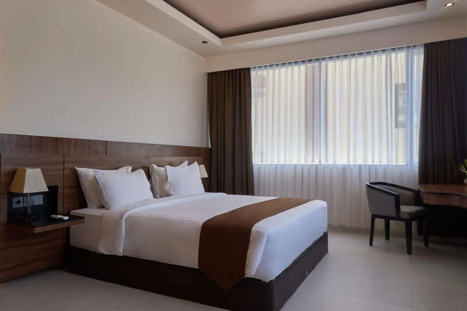 Bed in Hotel Badeto Pangandaran Bed in Hotel Badeto Pangandaran