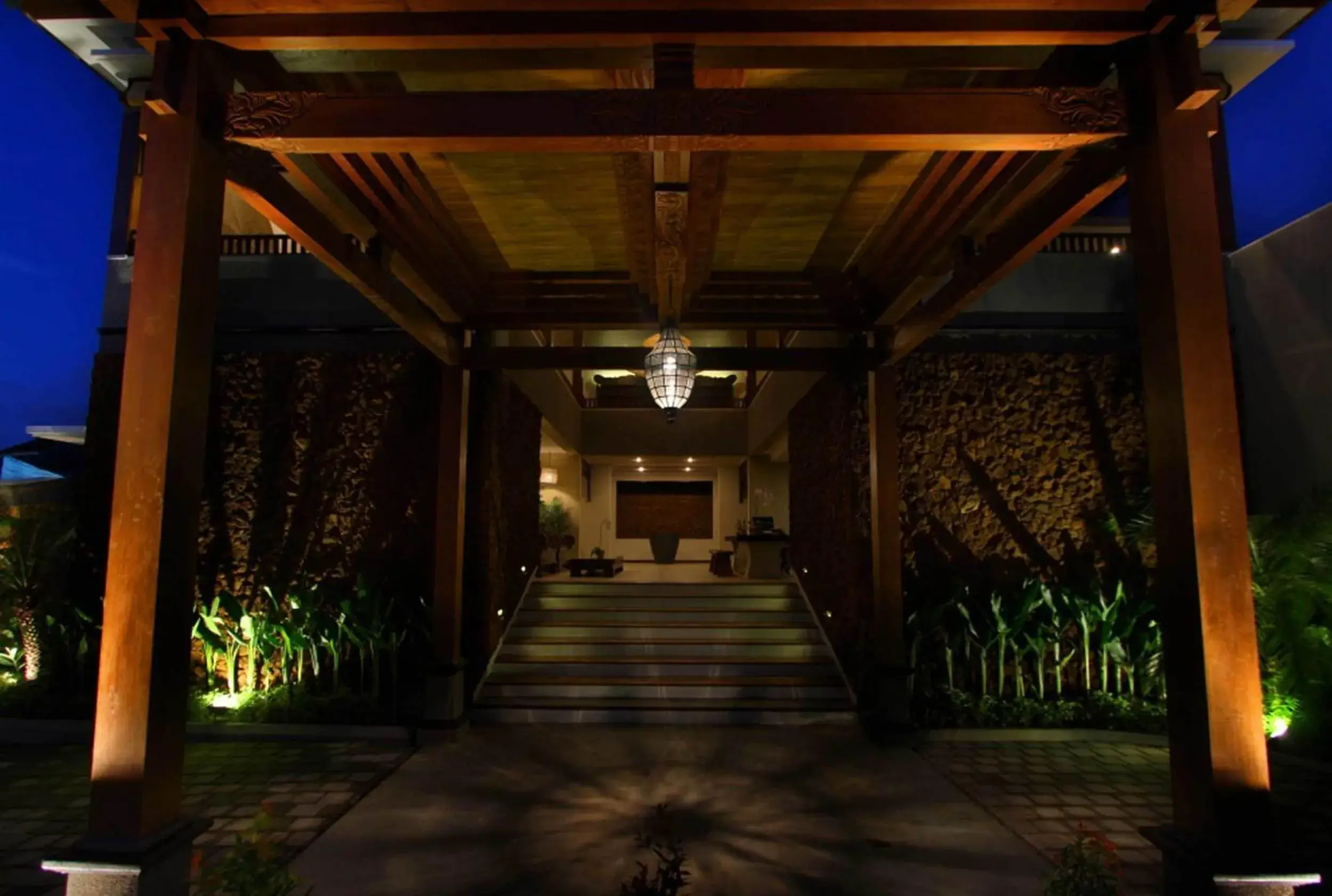 Lobby or reception in Maharaja Villas Bali - CHSE Certified Lobby or reception in Maharaja Villas Bali - CHSE Certified