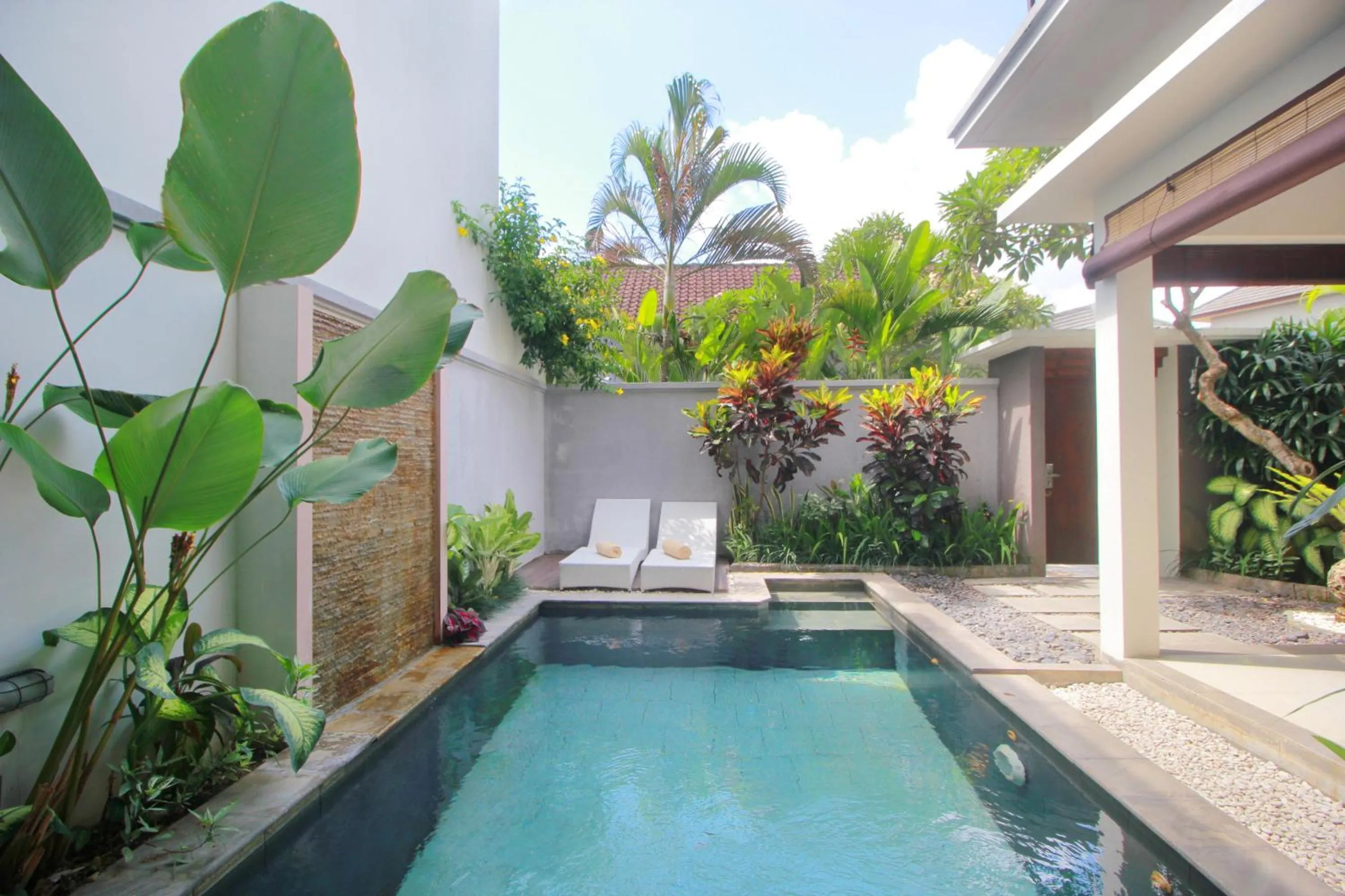 Pool view in Maharaja Villas Bali - CHSE Certified