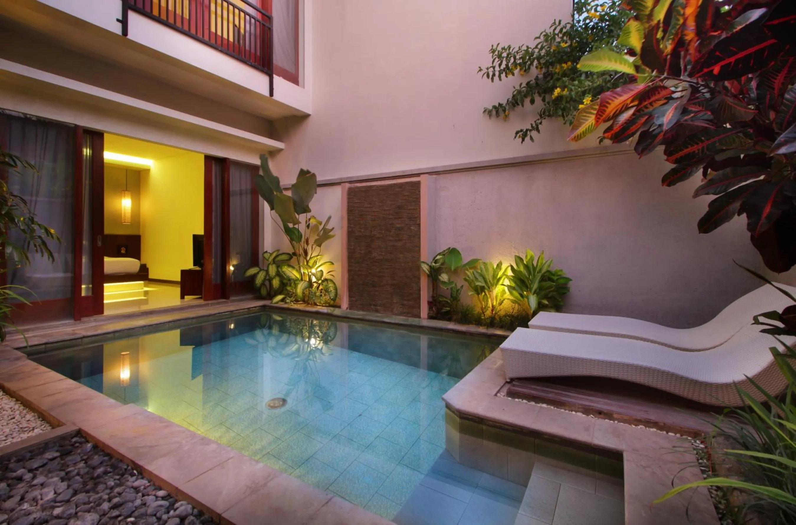 Swimming pool in Maharaja Villas Bali - CHSE Certified