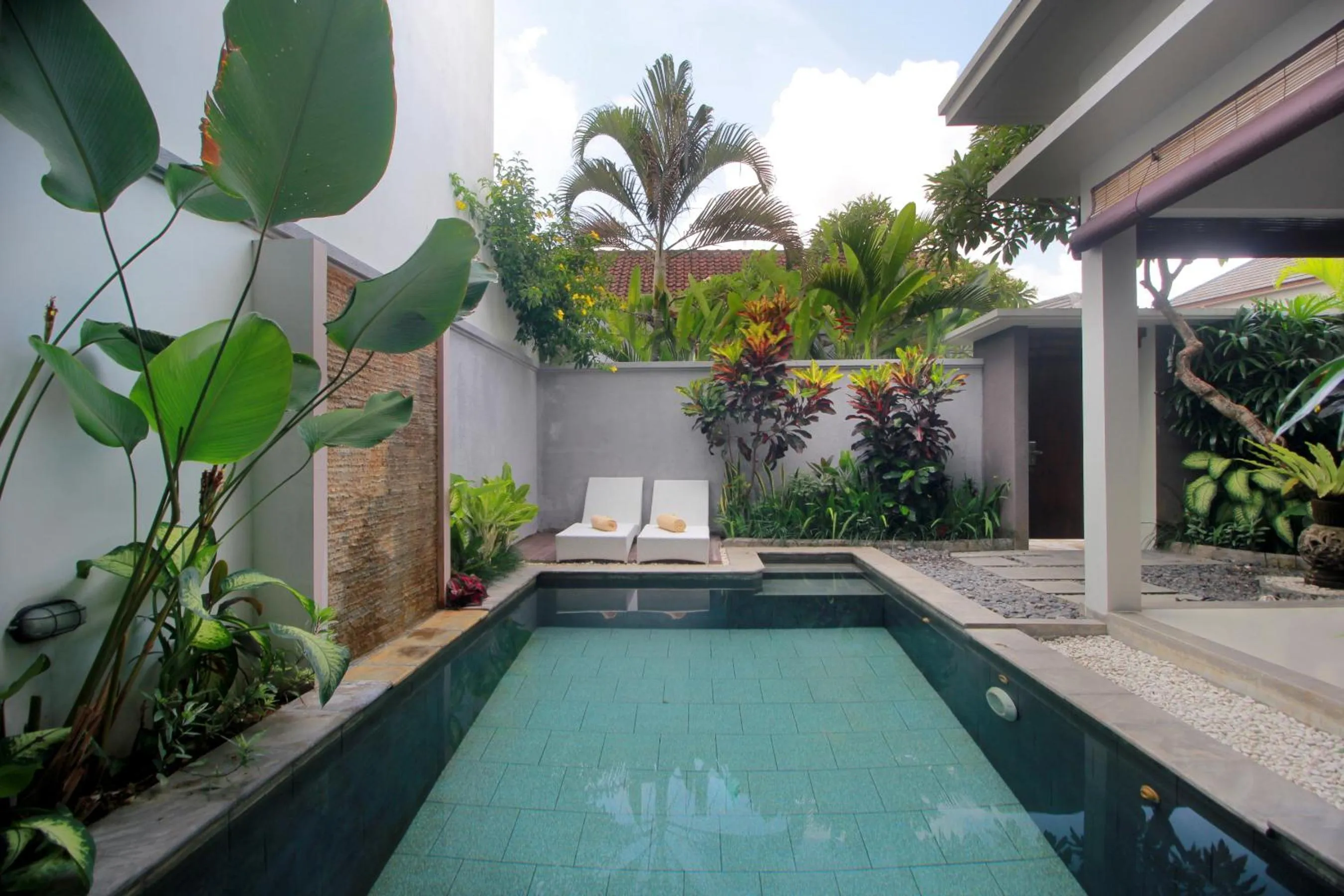 Swimming pool in Maharaja Villas Bali - CHSE Certified