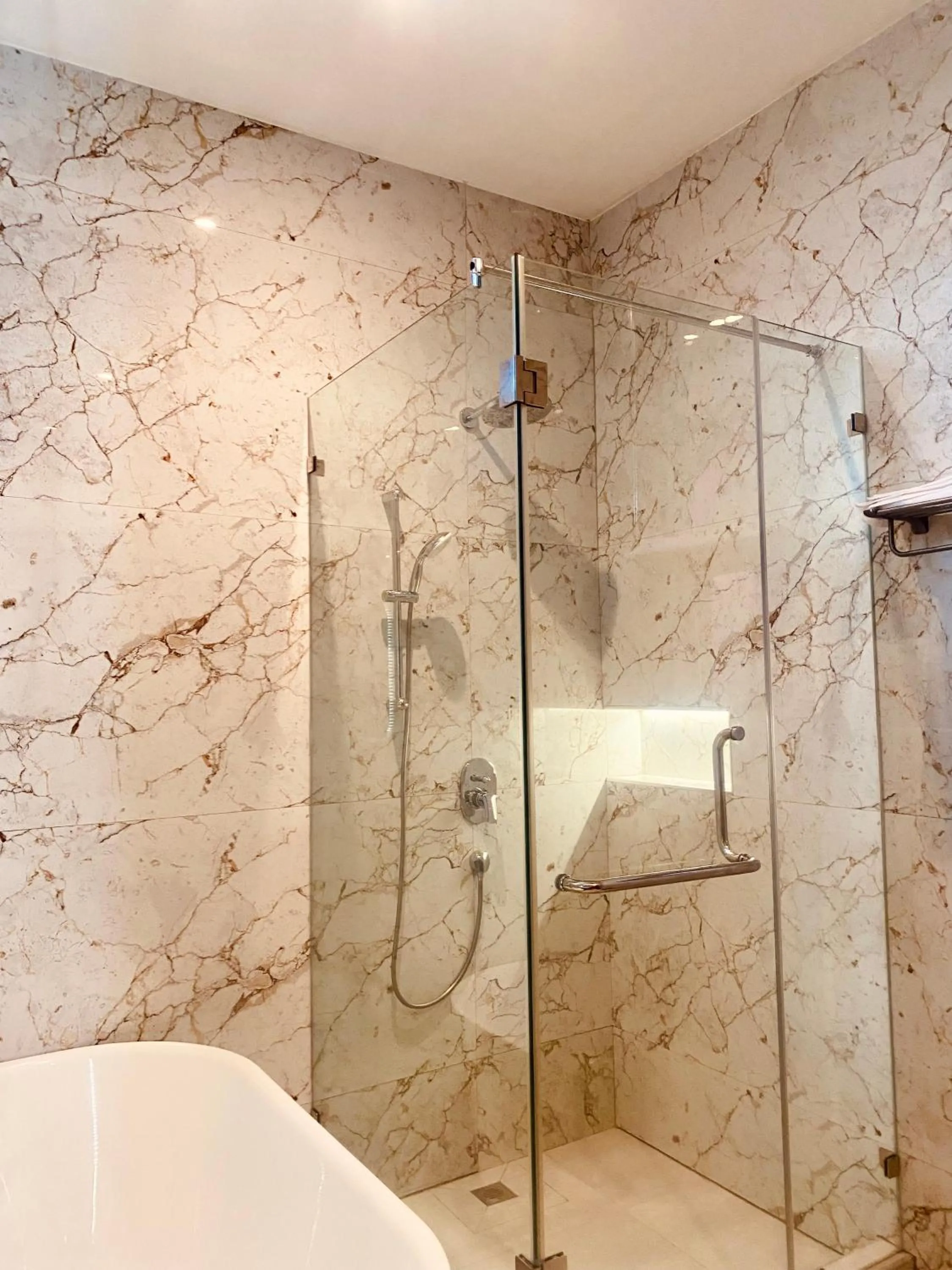 Shower in Goba peaks