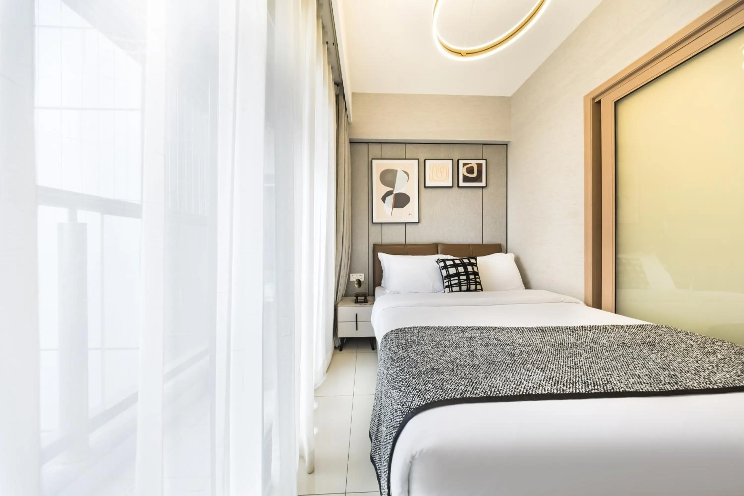 Bedroom, Bed in Kingkey Shuibei International Apartment Hotel