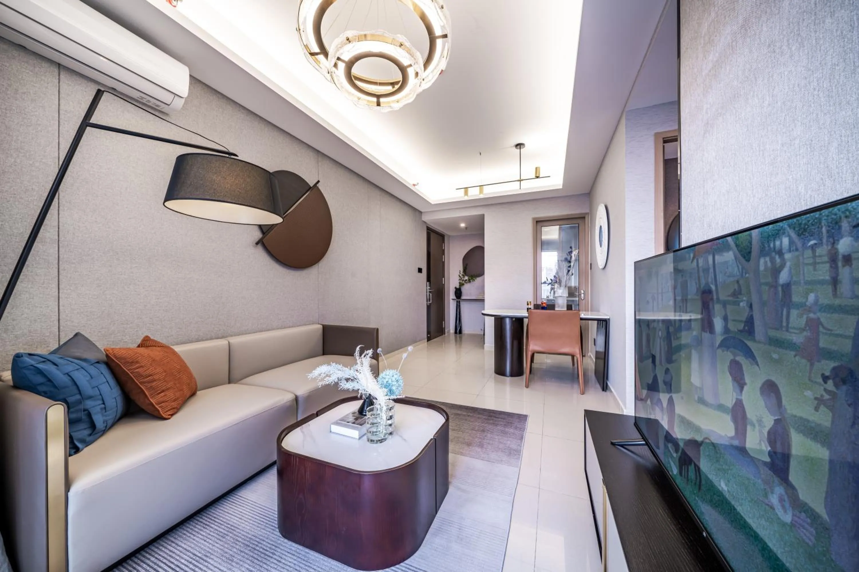 Living room in Kingkey Shuibei International Apartment Hotel