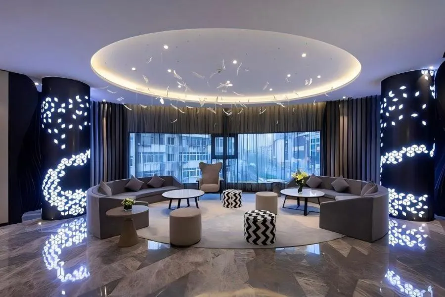 Seating area in JL Boutique Hotel shanghai Tian An 1000 Trees Jing An Temple changshou Road Store