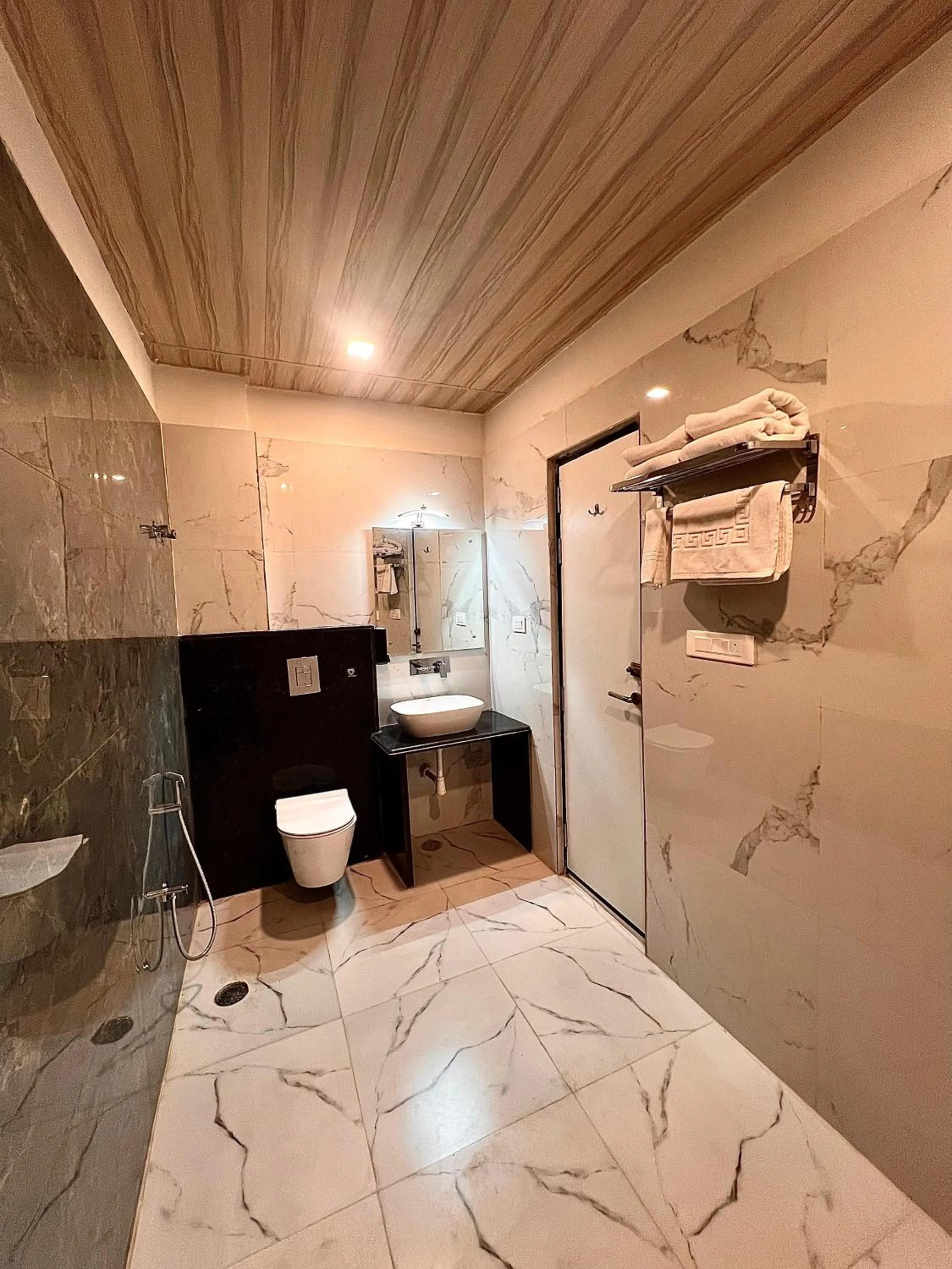 Shower in Hotel Holy Pushkar by DIV Hospitality