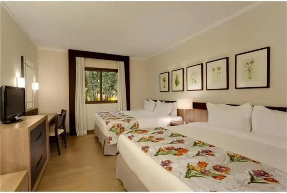 Bed in MABU Thermas Grand Resort Foz de Iguazu Bed in MABU Thermas Grand Resort Foz de Iguazu