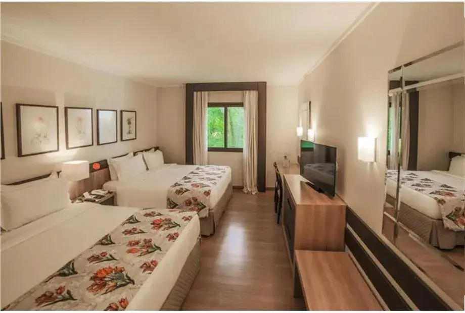 Bed in MABU Thermas Grand Resort Foz de Iguazu Bed in MABU Thermas Grand Resort Foz de Iguazu