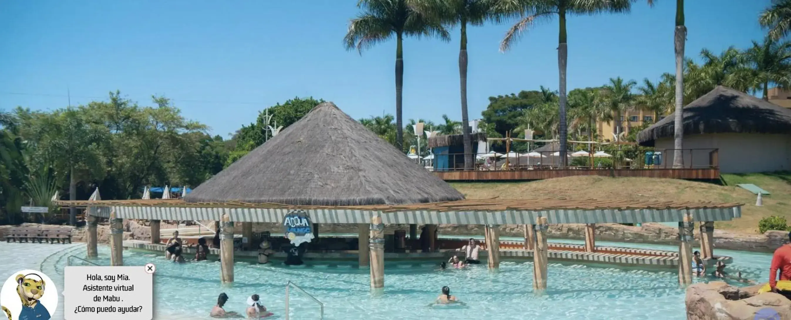 Swimming pool in MABU Thermas Grand Resort Foz de Iguazu Swimming pool in MABU Thermas Grand Resort Foz de Iguazu