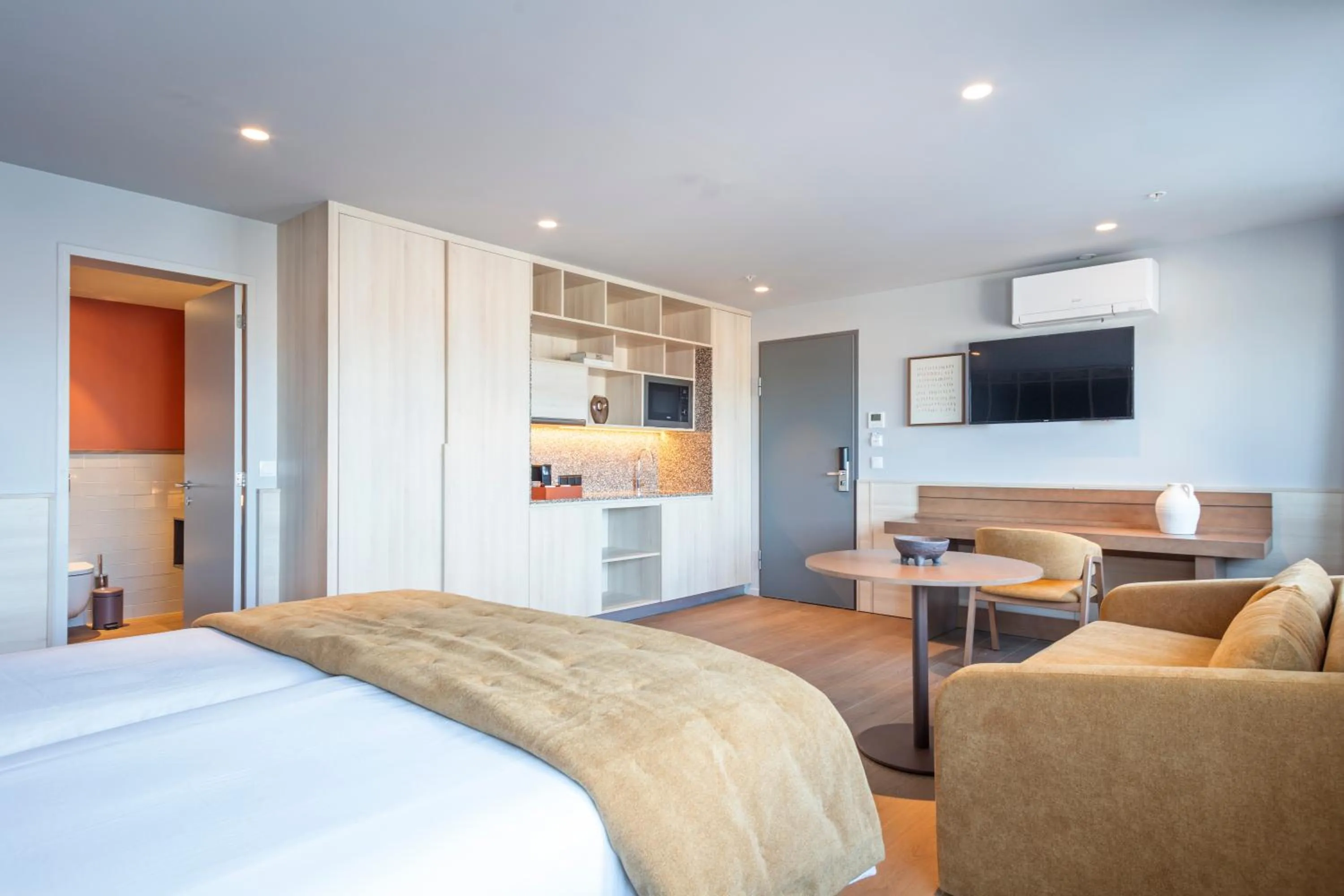 Bed in Hotel Acta Moa