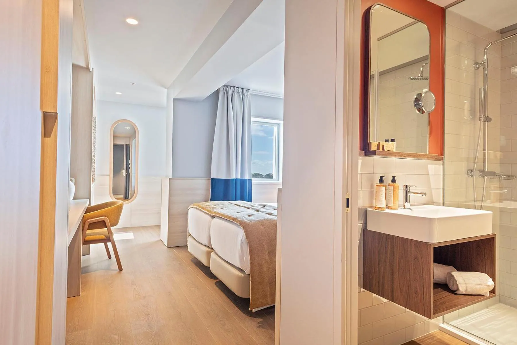 Bed in Hotel Acta Moa