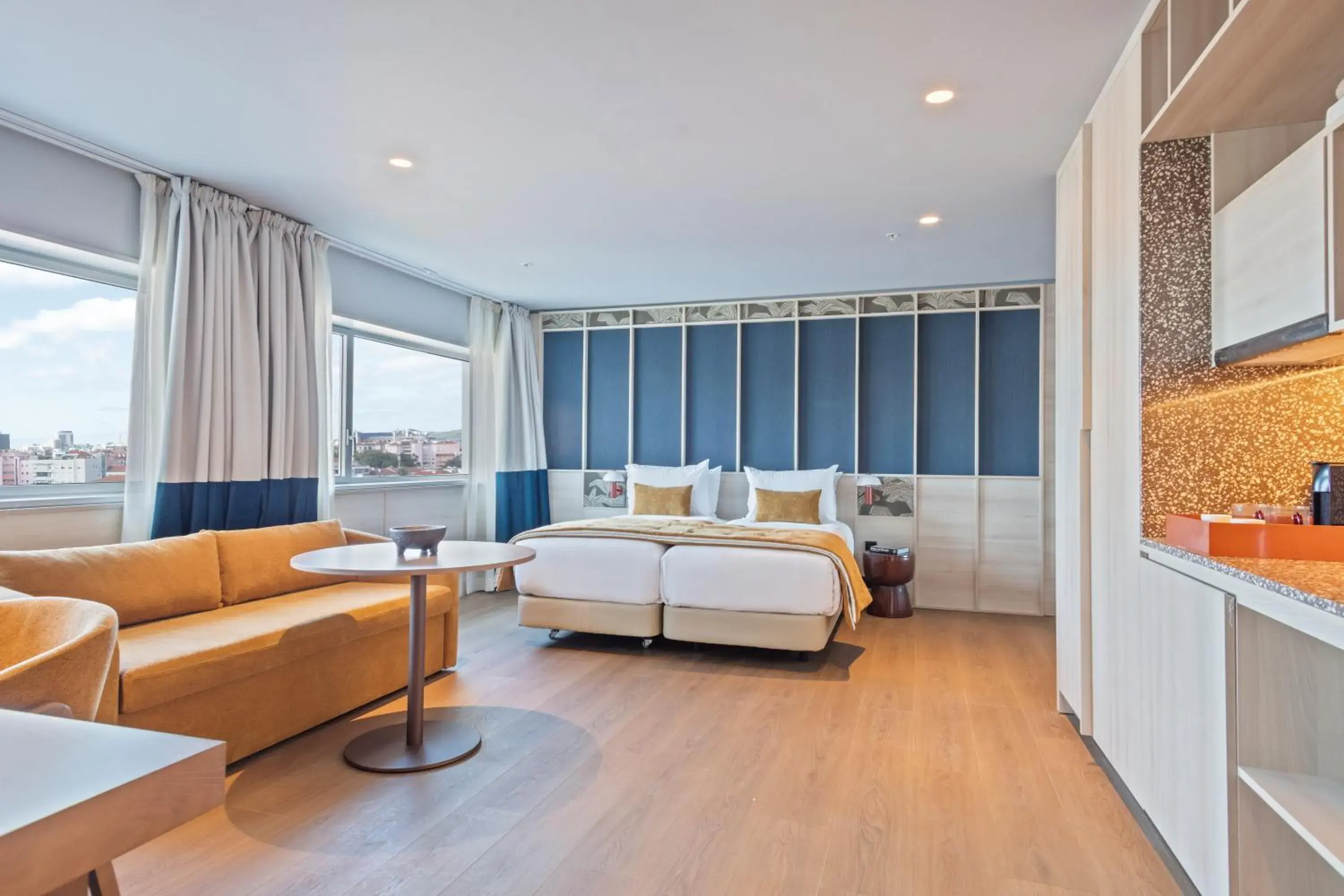 Bed in Hotel Acta Moa Bed in Hotel Acta Moa