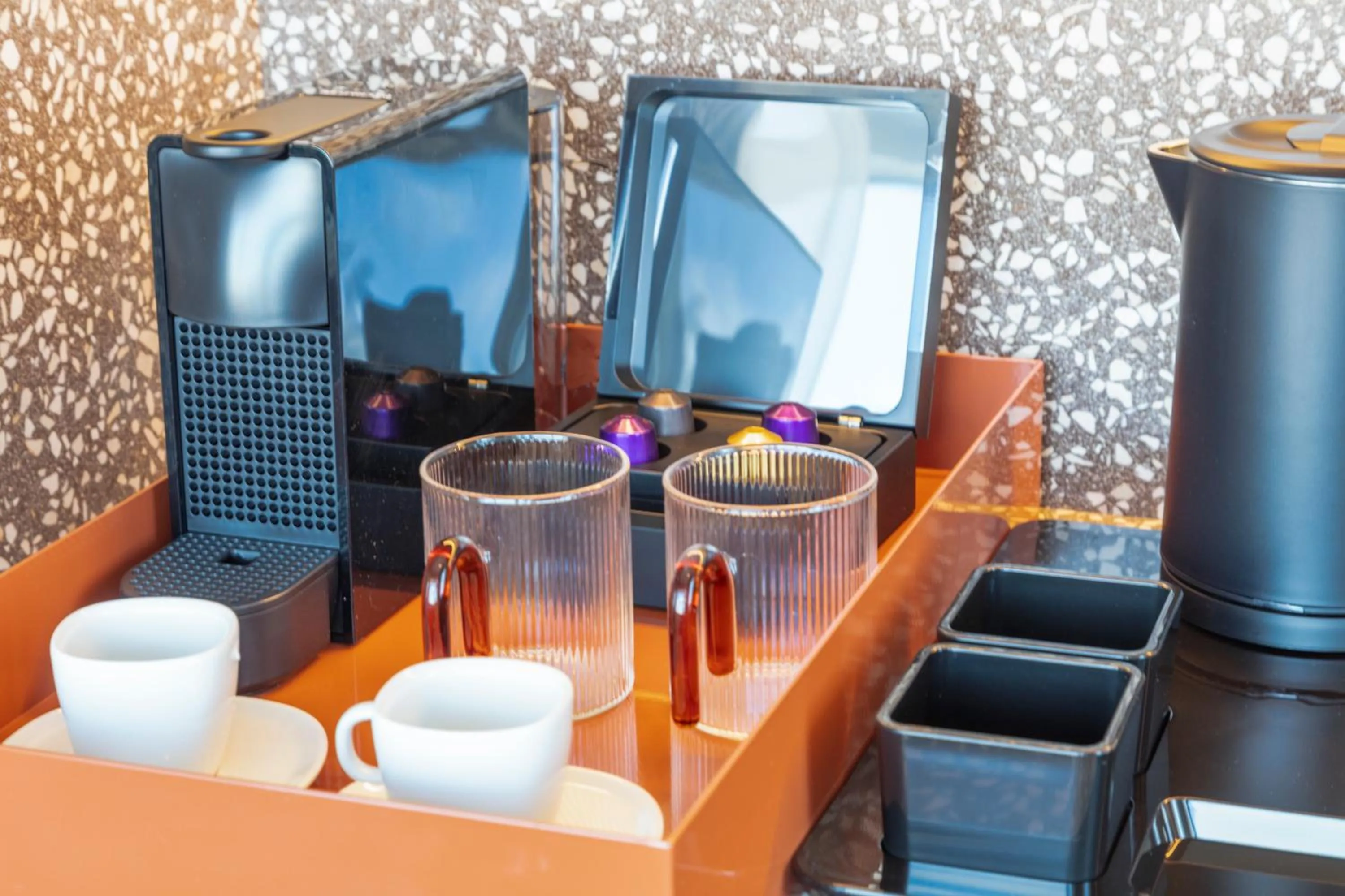 Coffee/tea facilities in Hotel Acta Moa