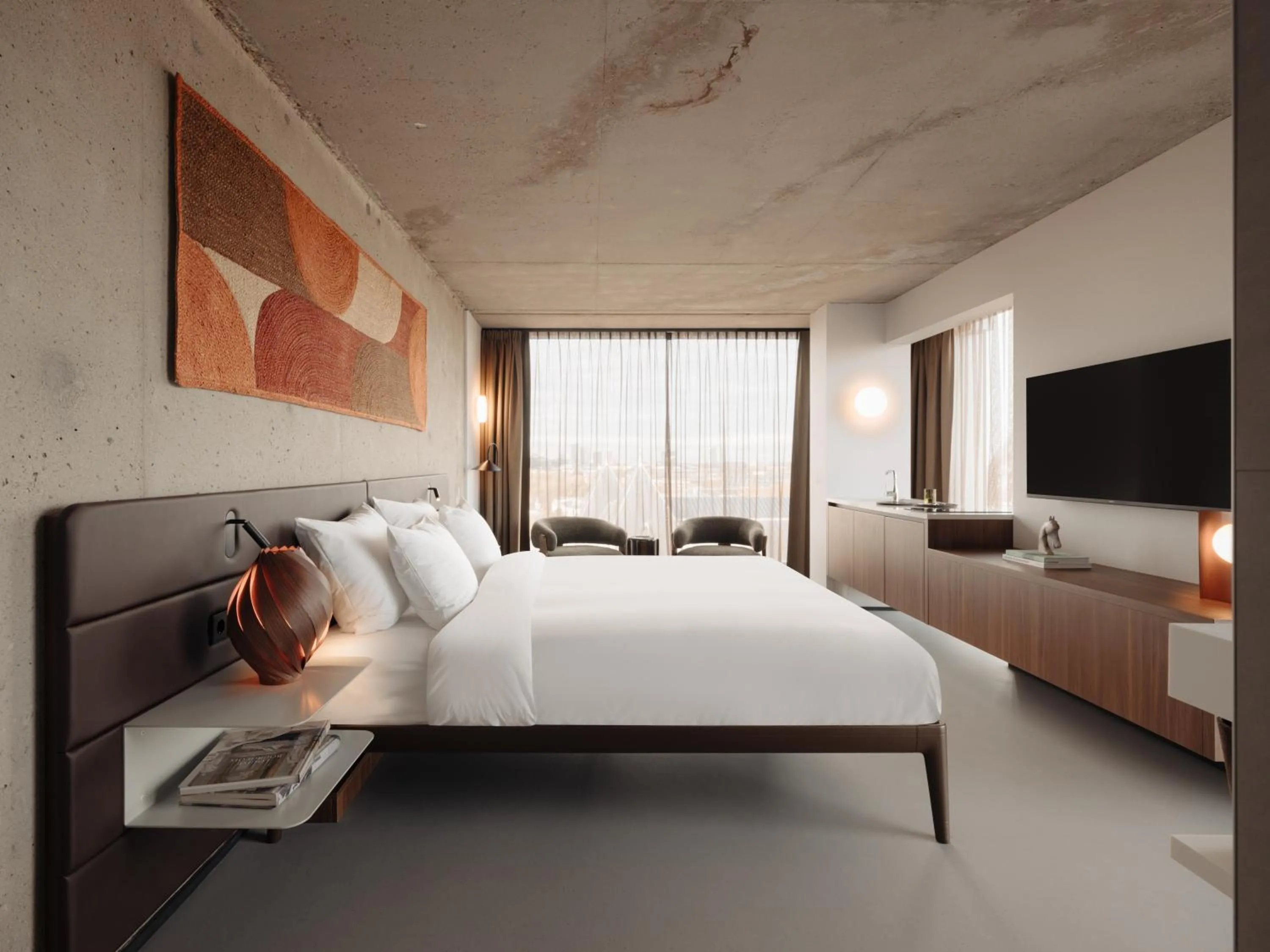 Bed in Hotel V Oosterpark