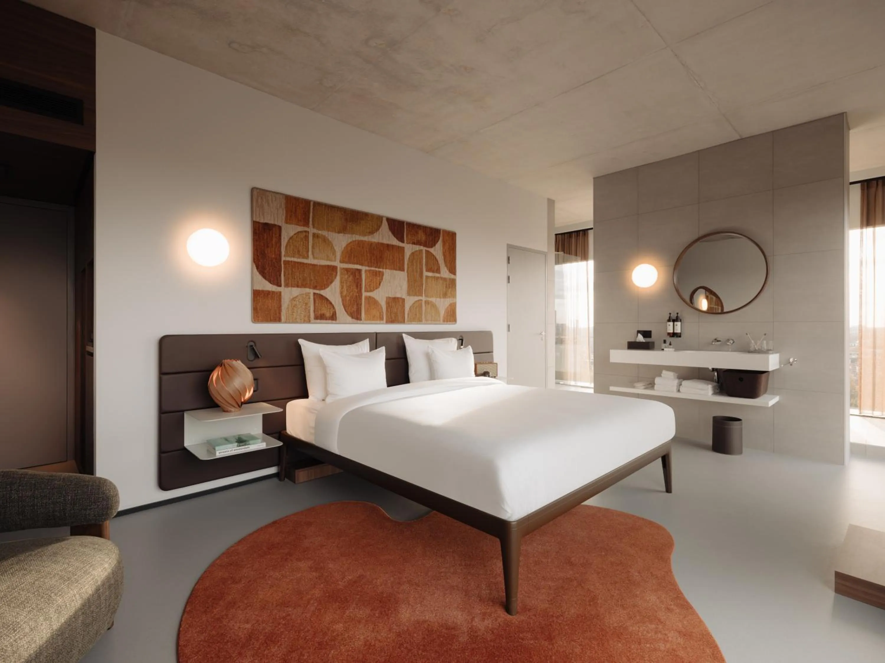 Bed in Hotel V Oosterpark