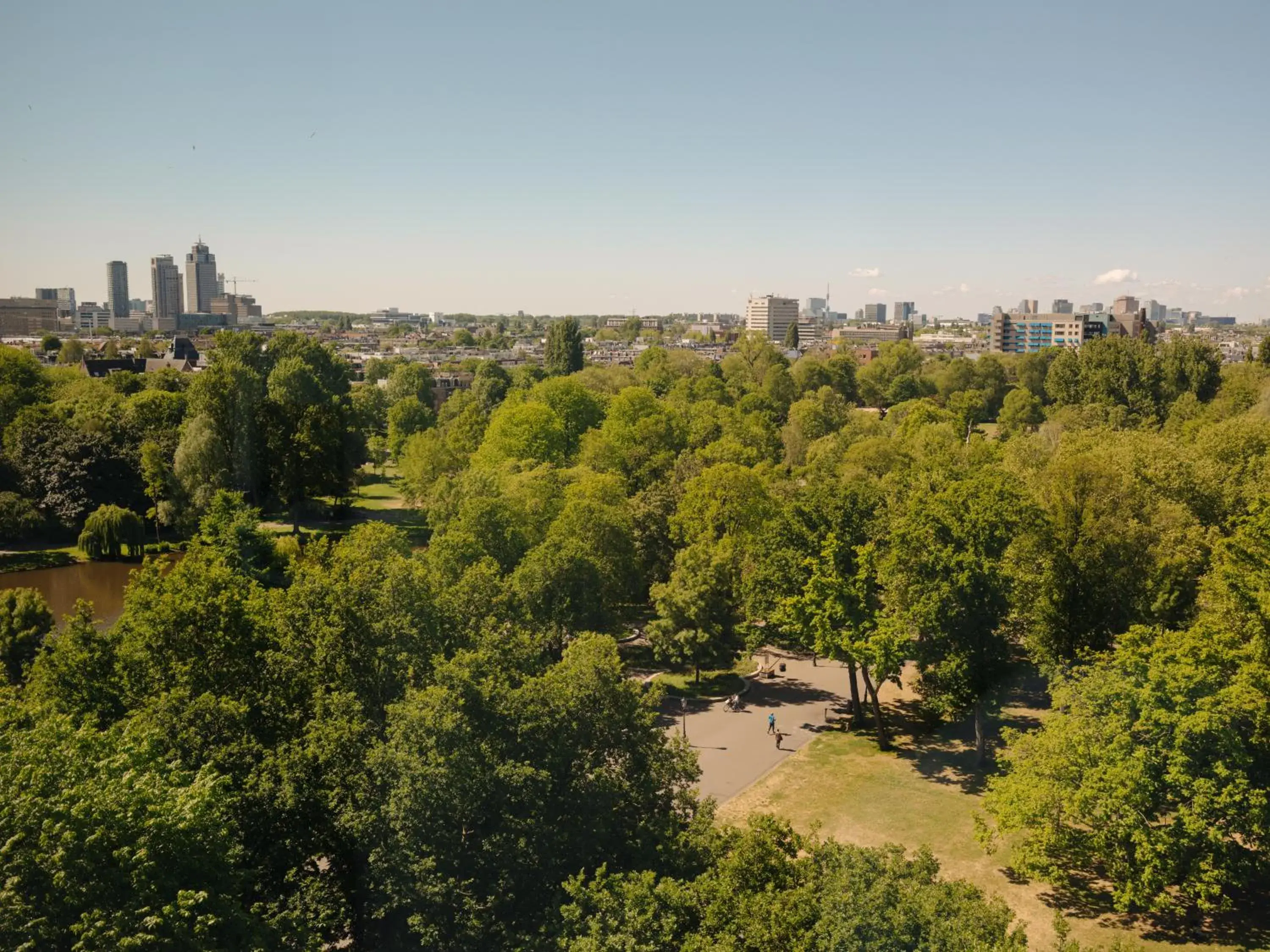 City view in Hotel V Oosterpark City view in Hotel V Oosterpark