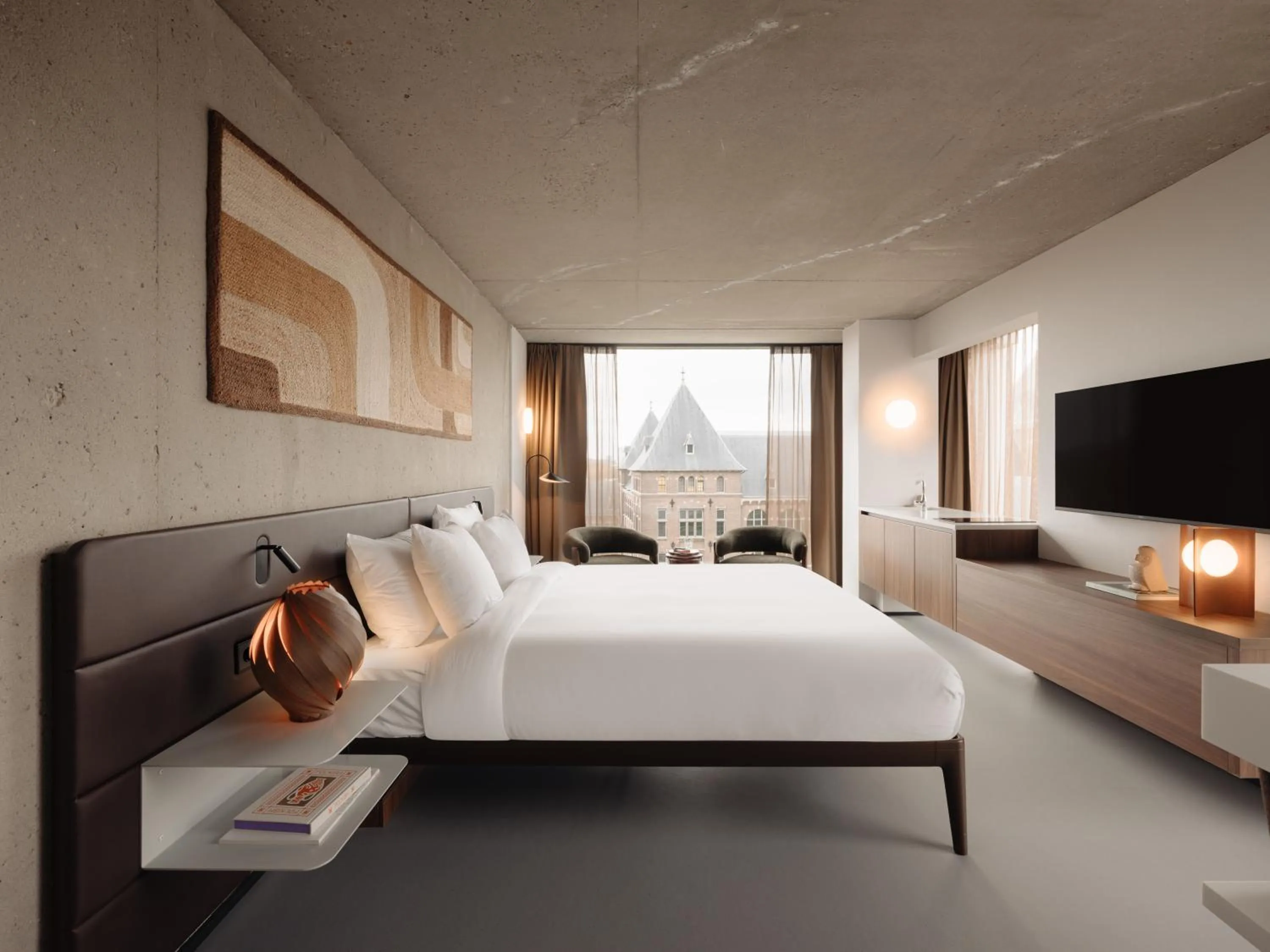 Bed in Hotel V Oosterpark