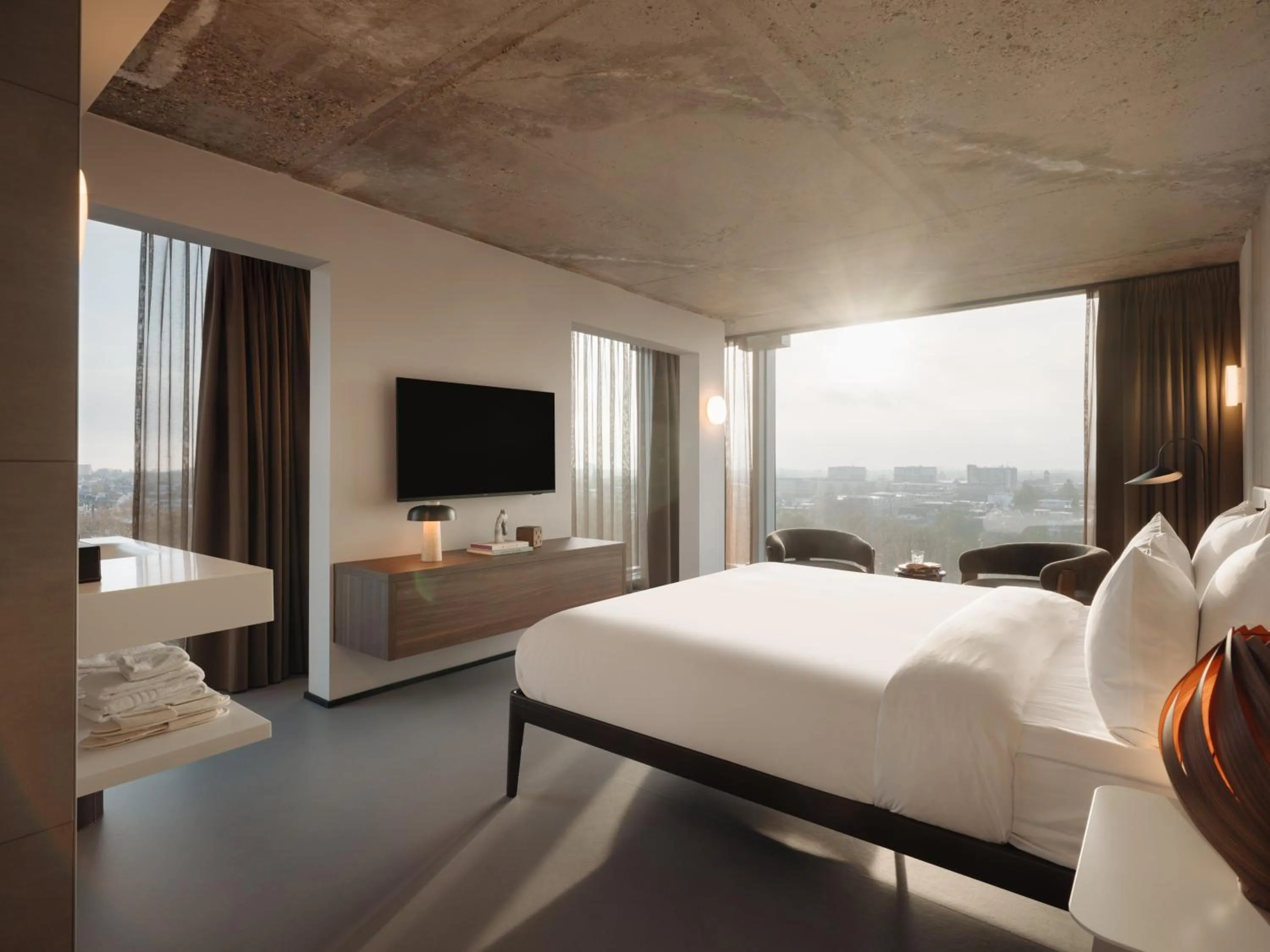 Bed in Hotel V Oosterpark