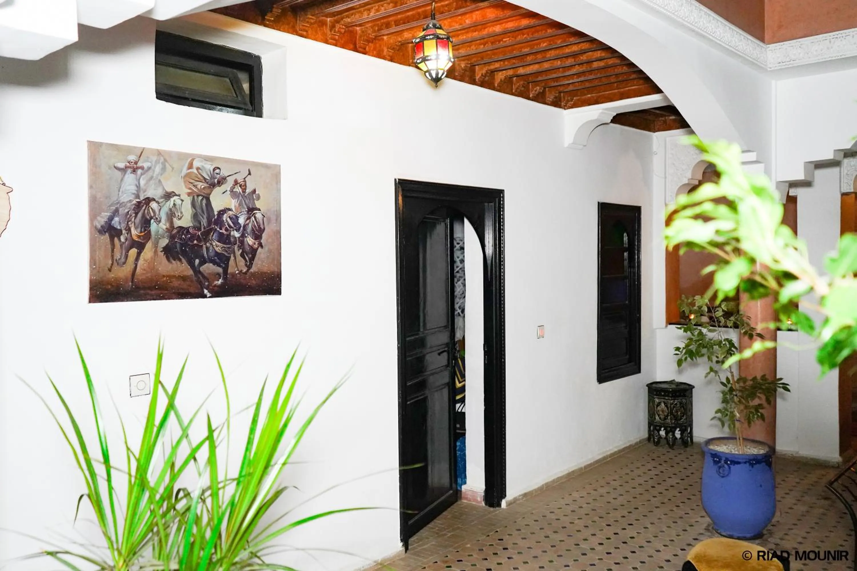 Decorative detail in Riad Mounir