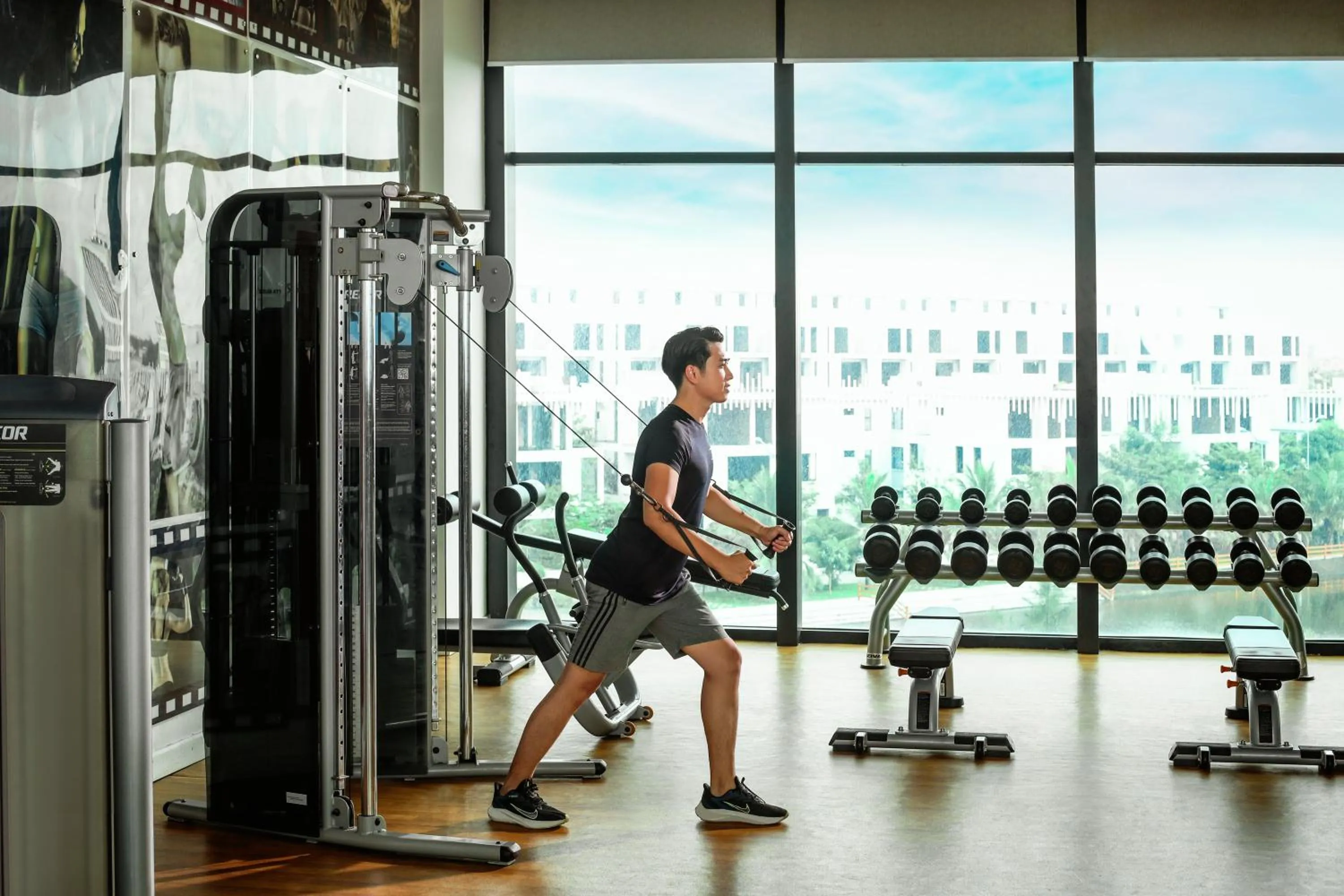 Fitness centre/facilities in FLC Luxury Hotel Samson
