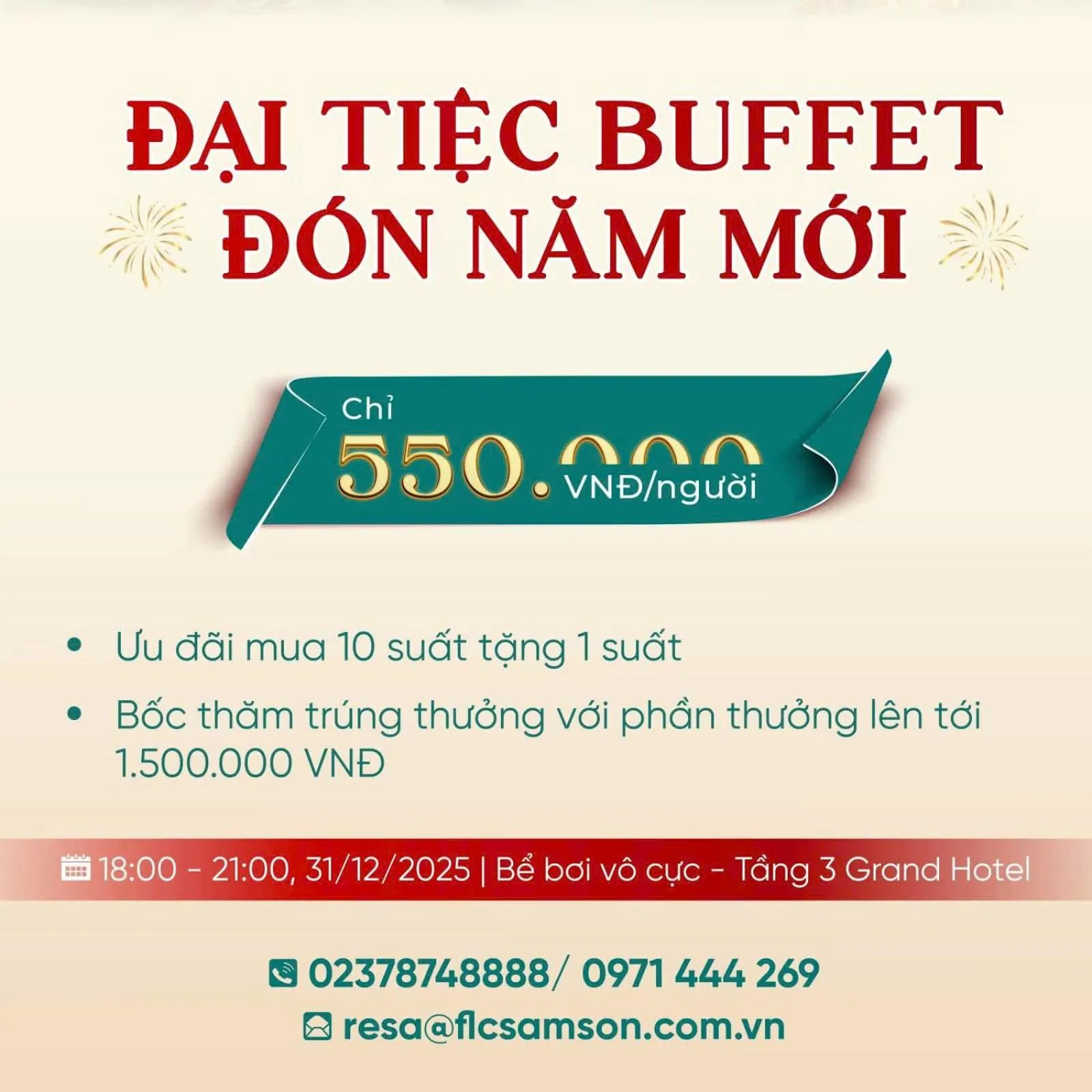 Dinner in FLC Luxury Hotel Samson