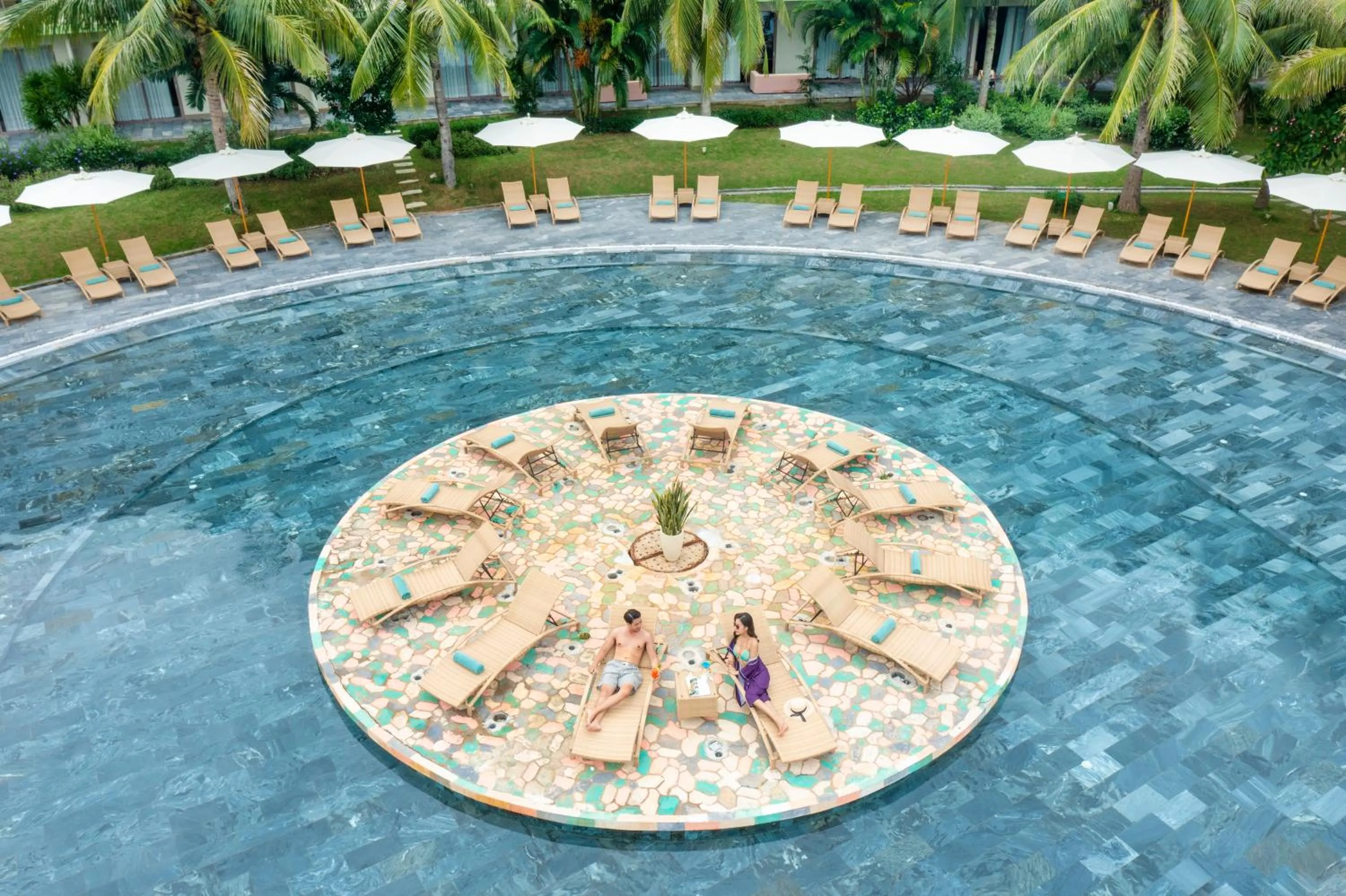 Swimming pool in FLC Luxury Hotel Samson