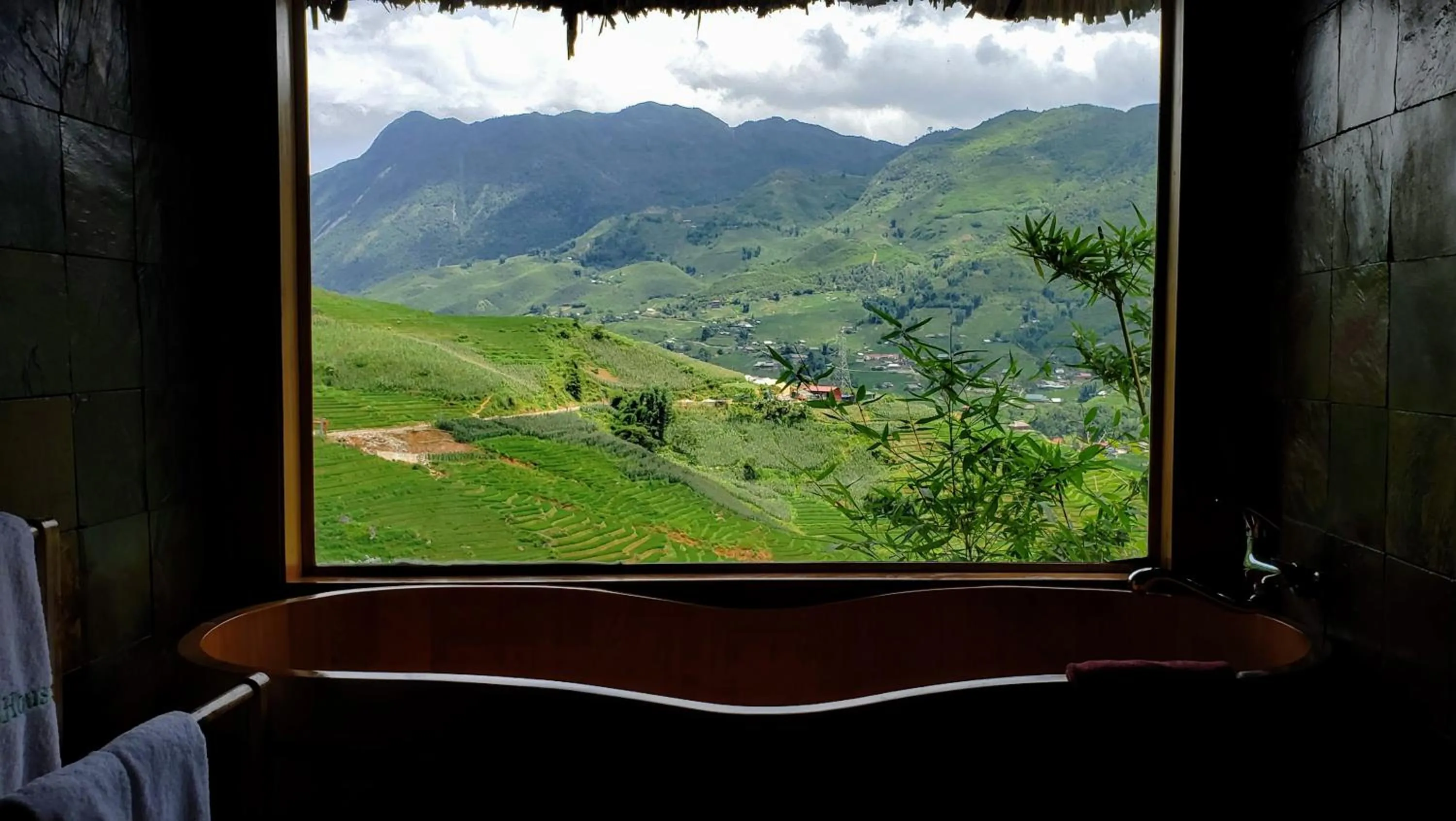 Bathroom in Eco Palms House - Sapa Retreat