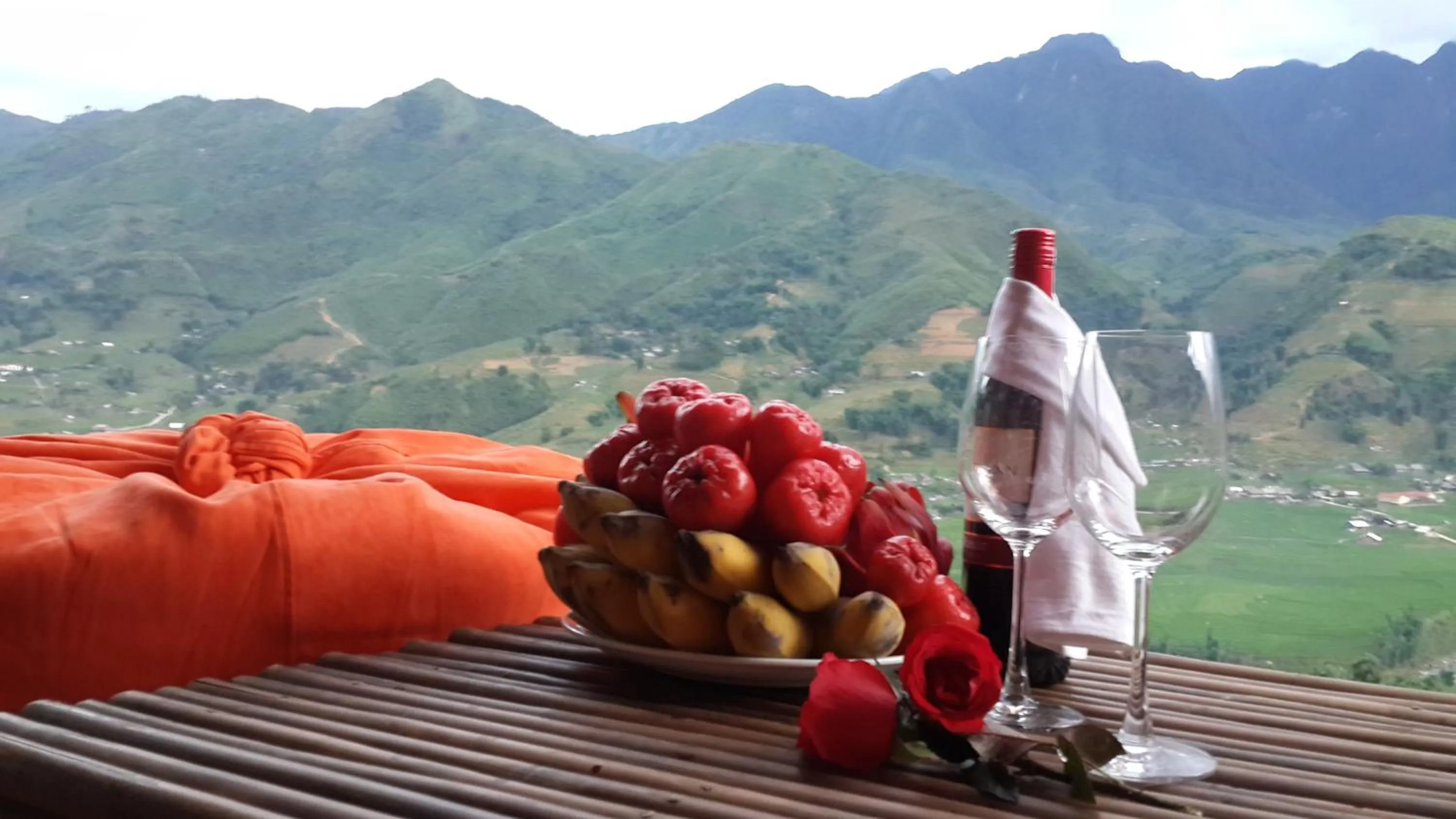 Food close-up in Eco Palms House - Sapa Retreat
