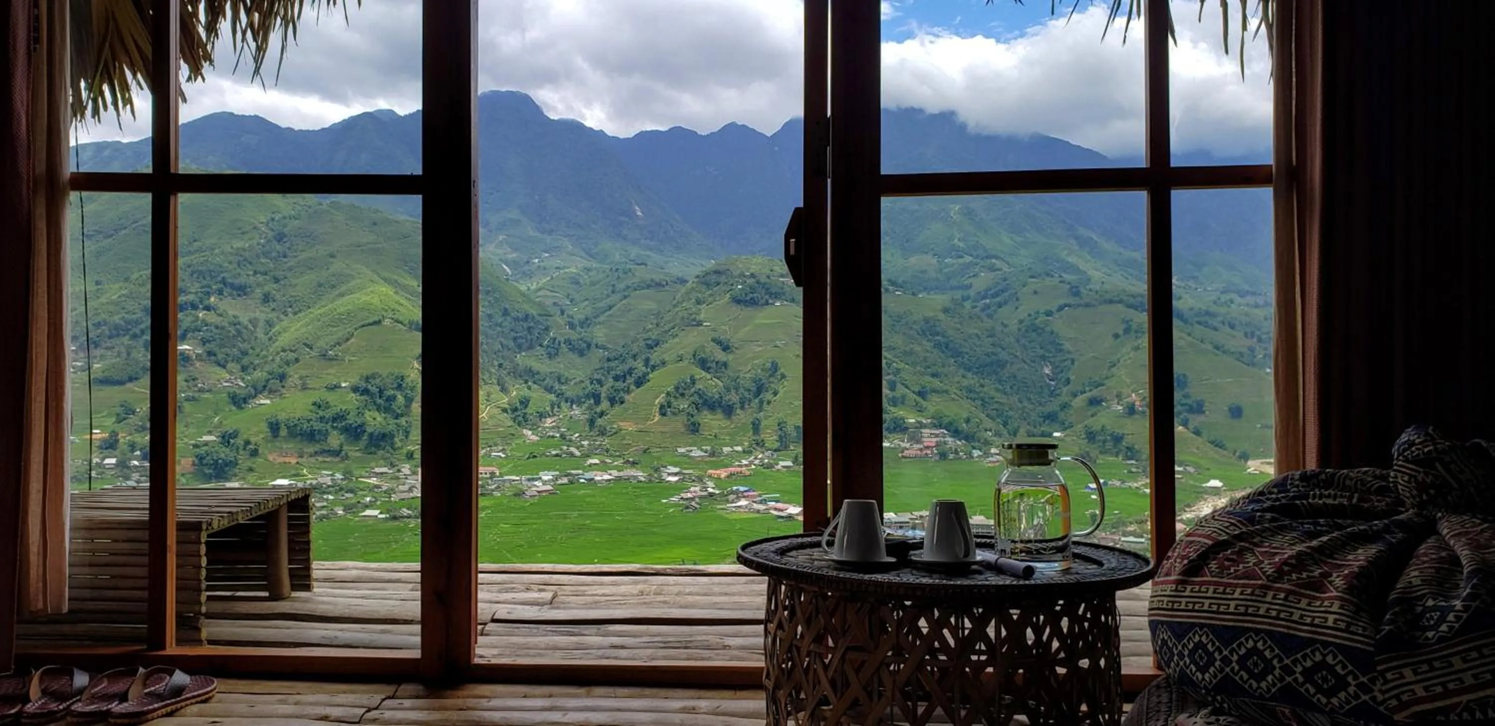Patio in Eco Palms House - Sapa Retreat