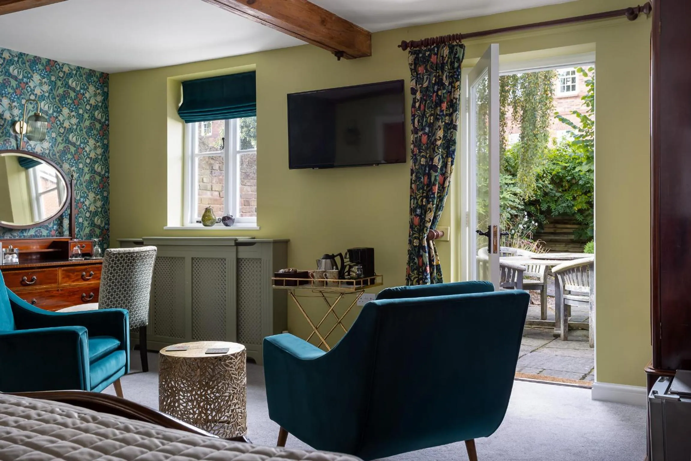 Garden Room in St Johns House Lichfield