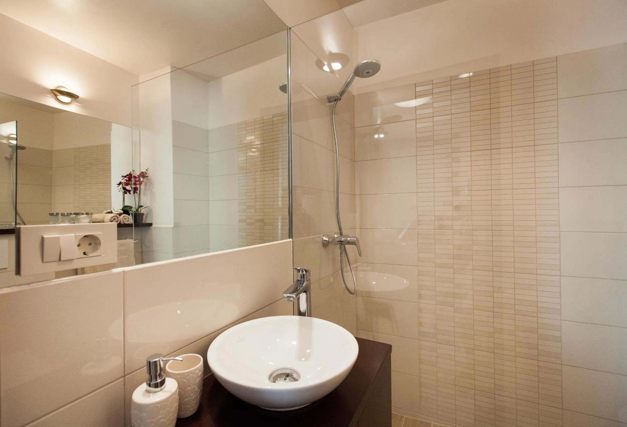 Shower in Apartments Villa Bianca