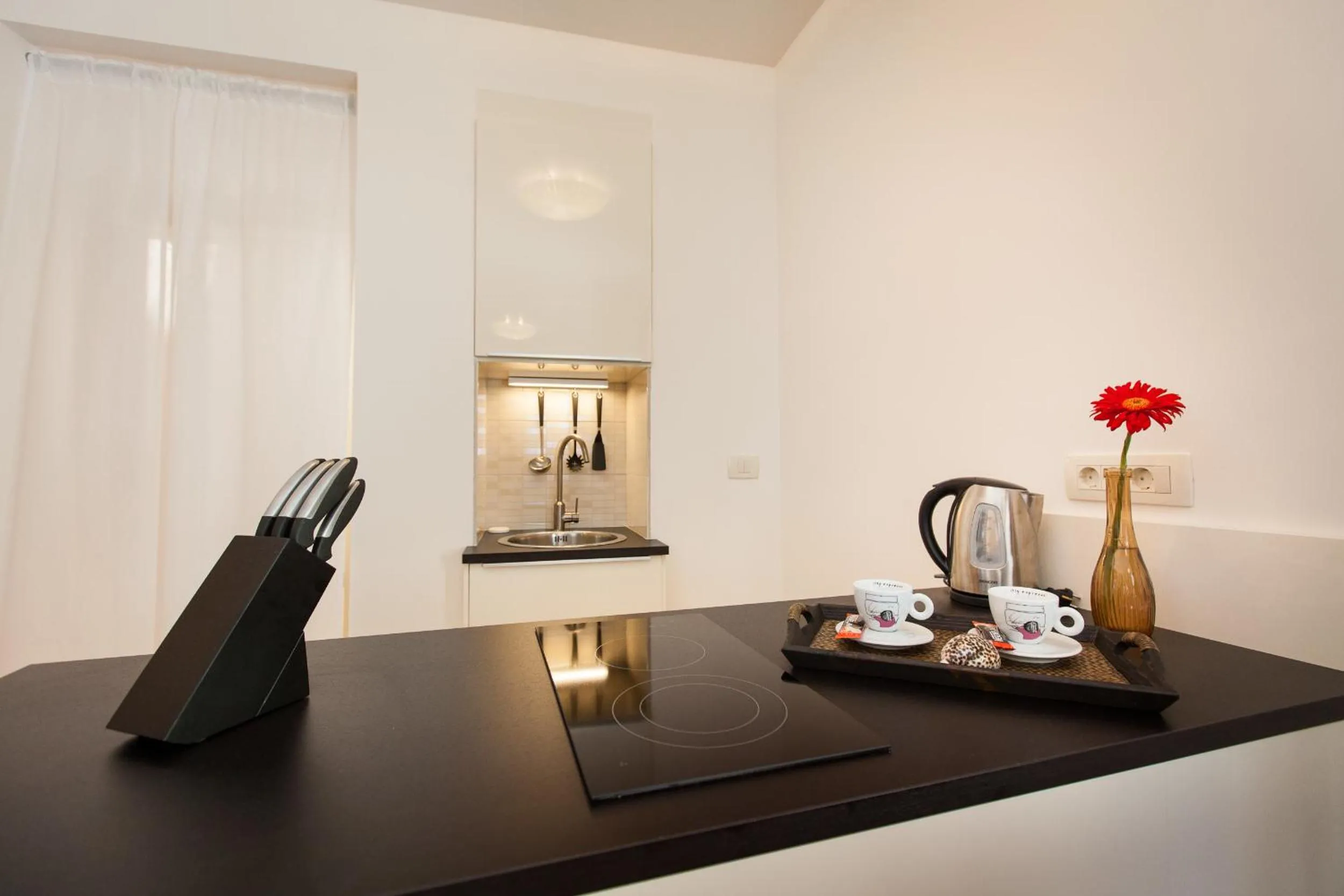 Kitchen or kitchenette in Apartments Villa Bianca