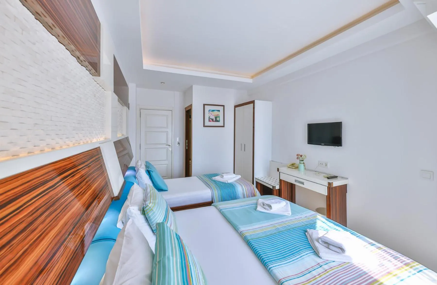 Bedroom, Bed in Hotel Sonne - Adults Only