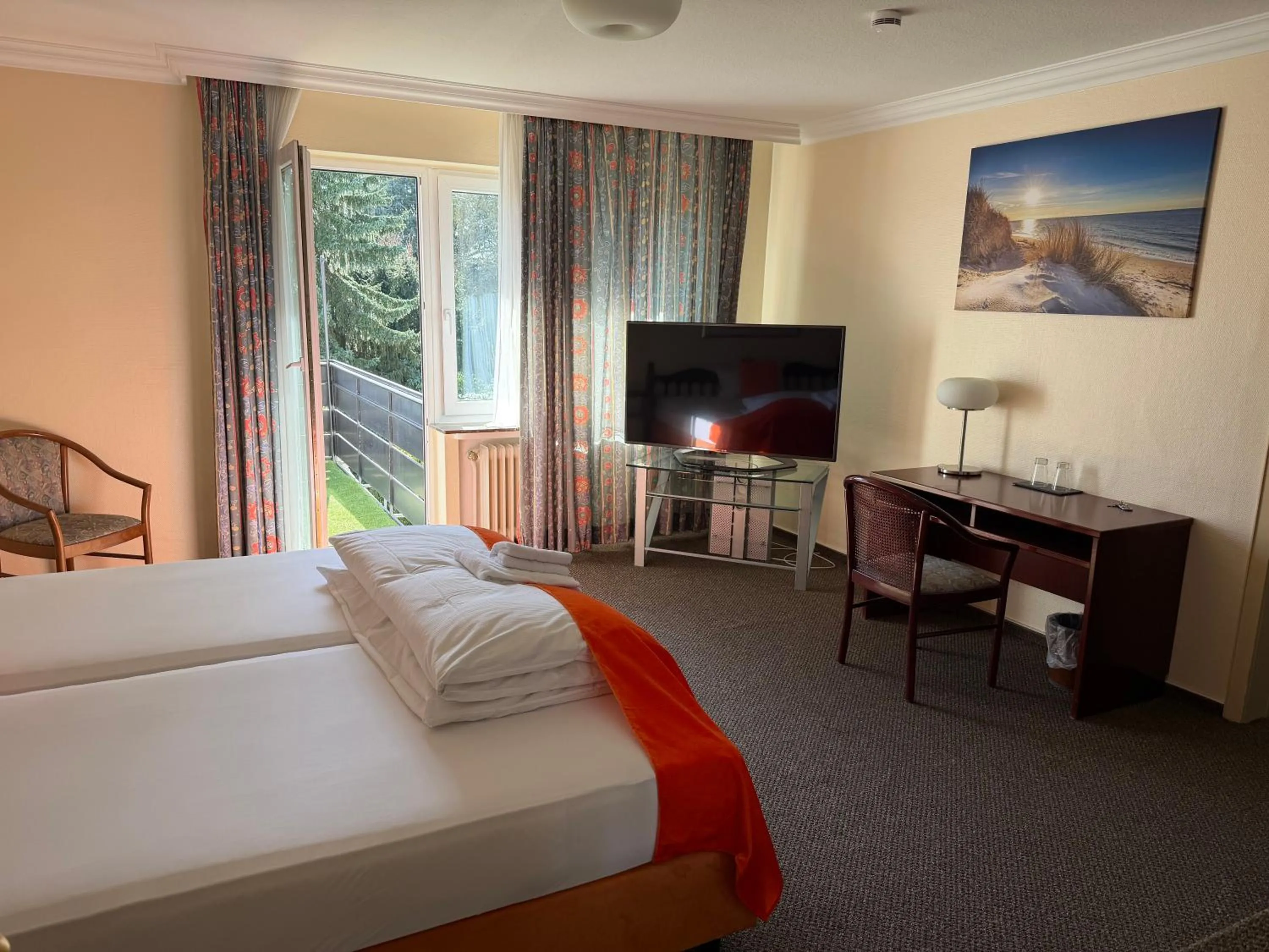 Bed in Hotel Bremer Kreuz