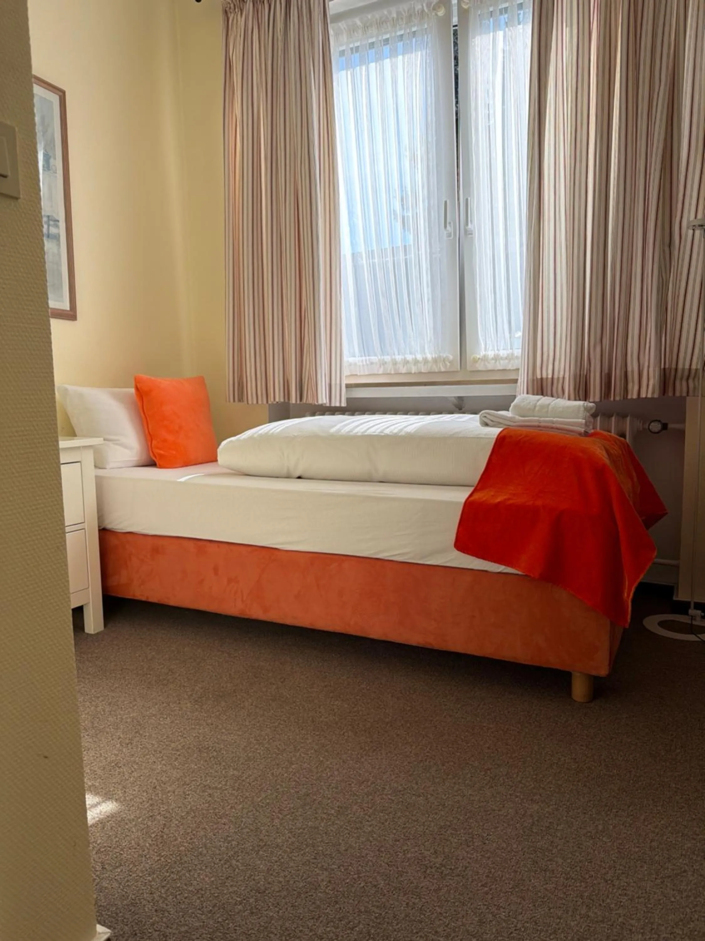 Bed in Hotel Bremer Kreuz
