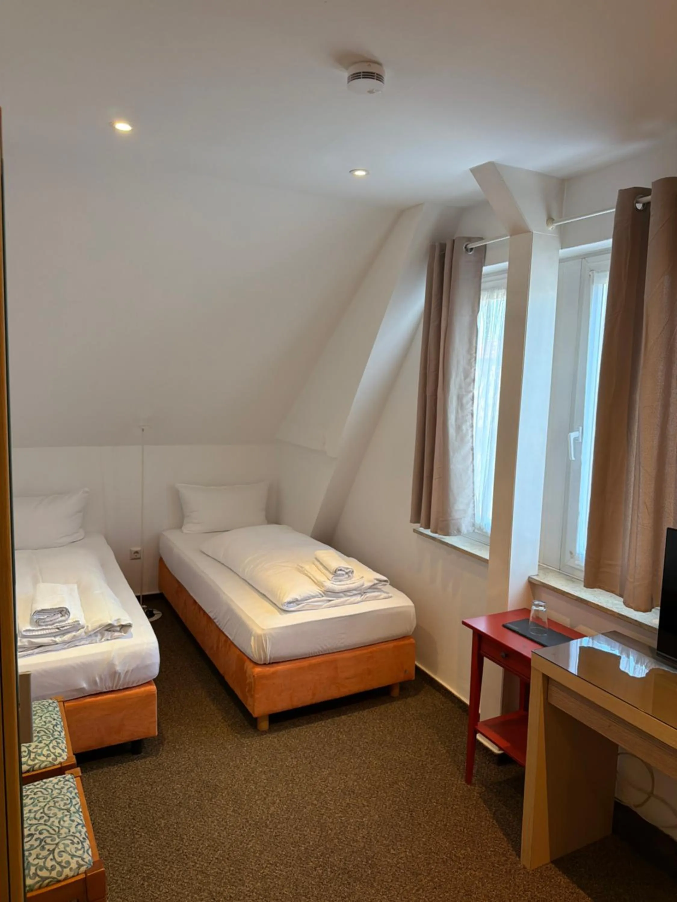 Bed in Hotel Bremer Kreuz